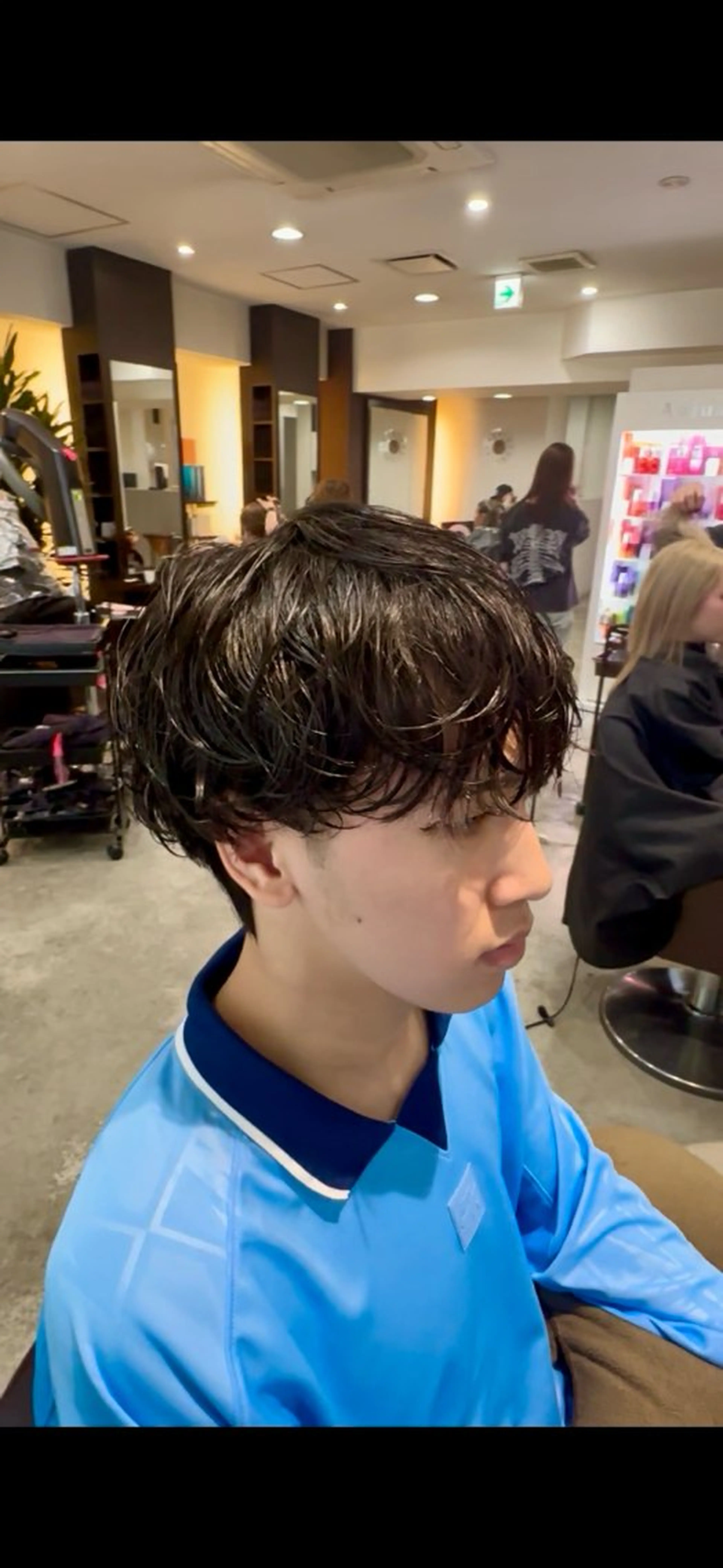 パーマ メンズ メンズパーマ カット パーマ メンズカット/シャド ウパーマ/URYUのヘアスタイル