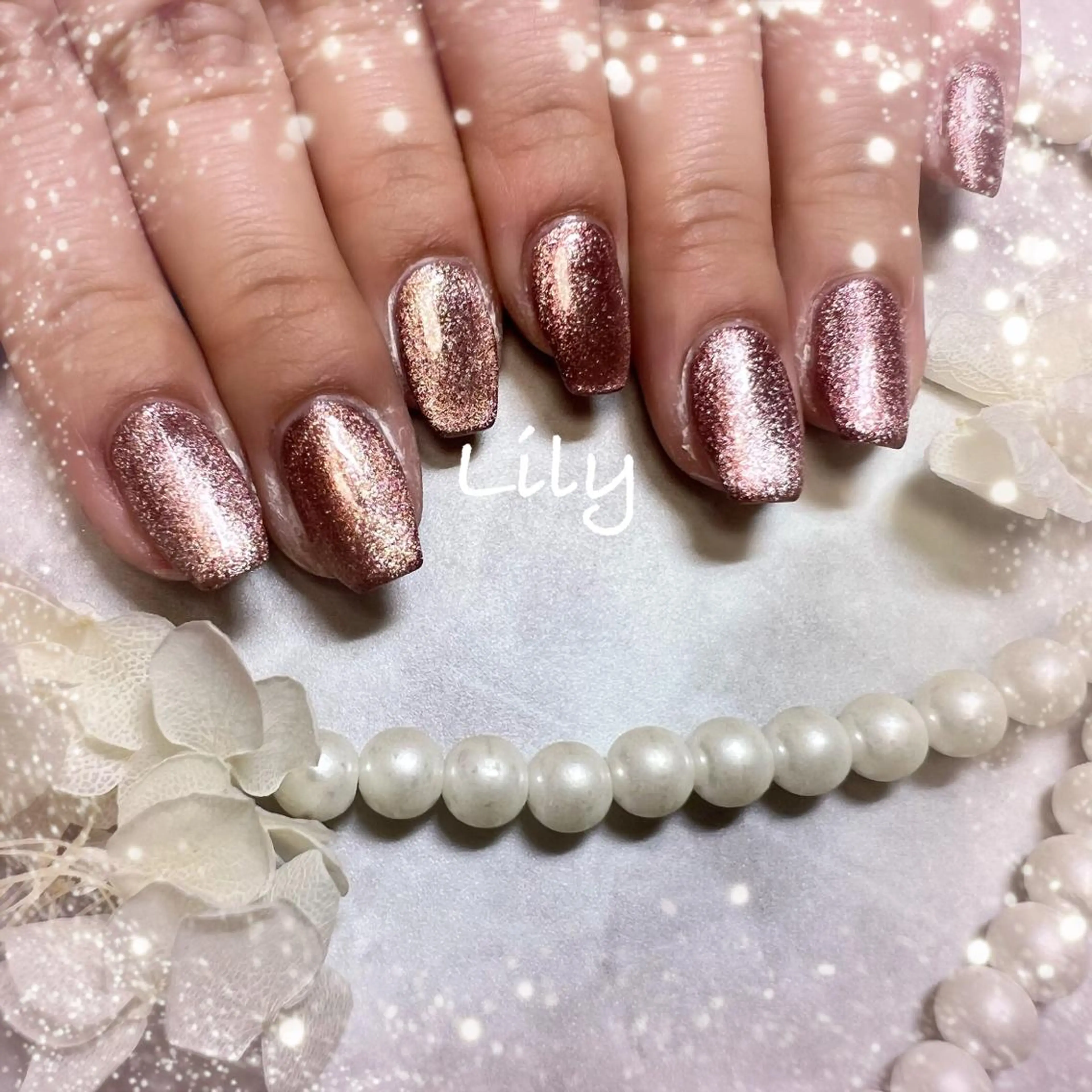 ネイル ハンドネイル Lily*nail 🌻Mii🌻のネイルデザイン