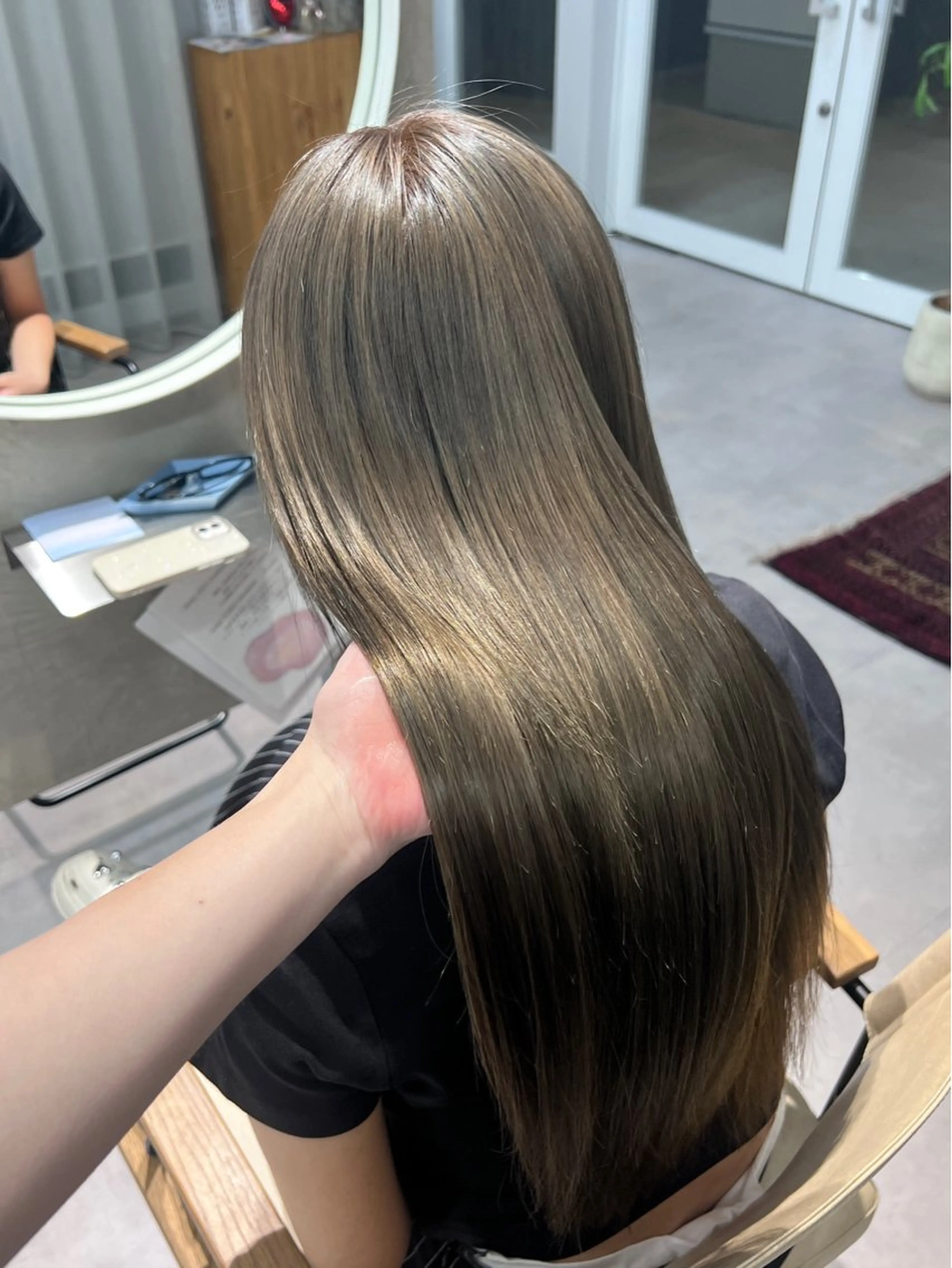 ロング カラー 仲川 沙希のヘアスタイル