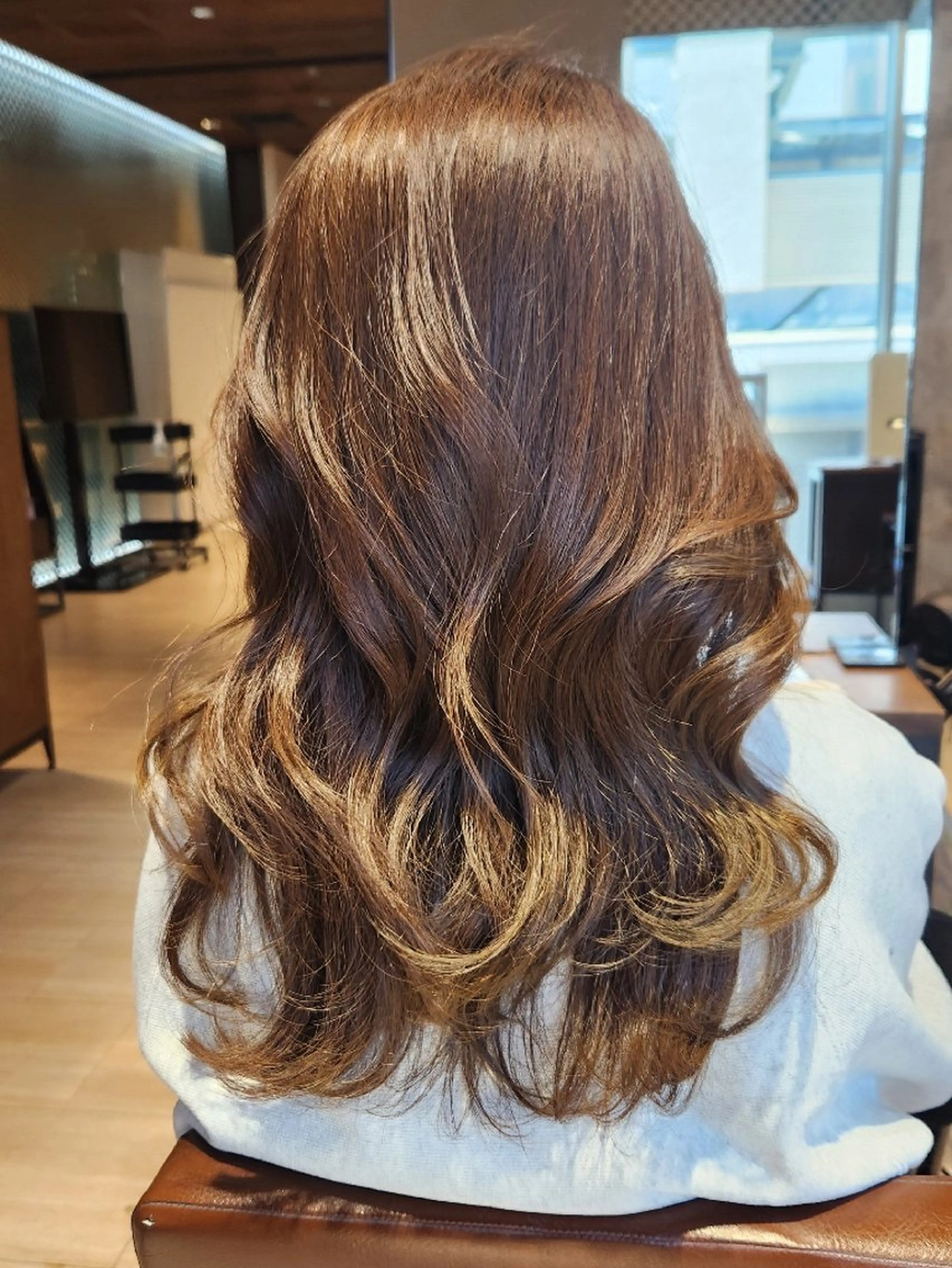 セミロング カラー ヘアカラー トリートメント Nanako。/韓国 ハッシュカットのヘアスタイル