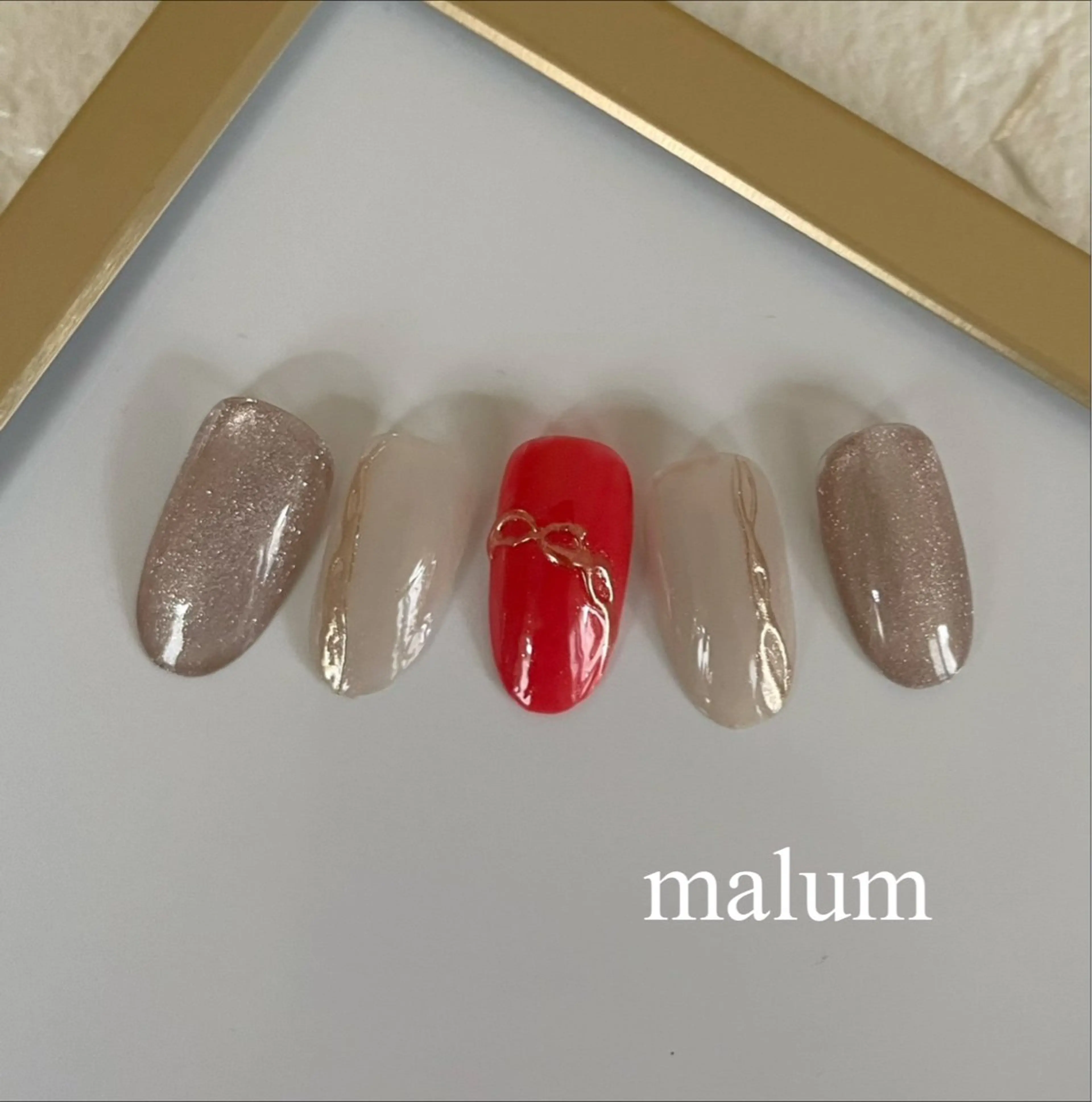ネイル ハンドネイル malum nailのネイルデザイン