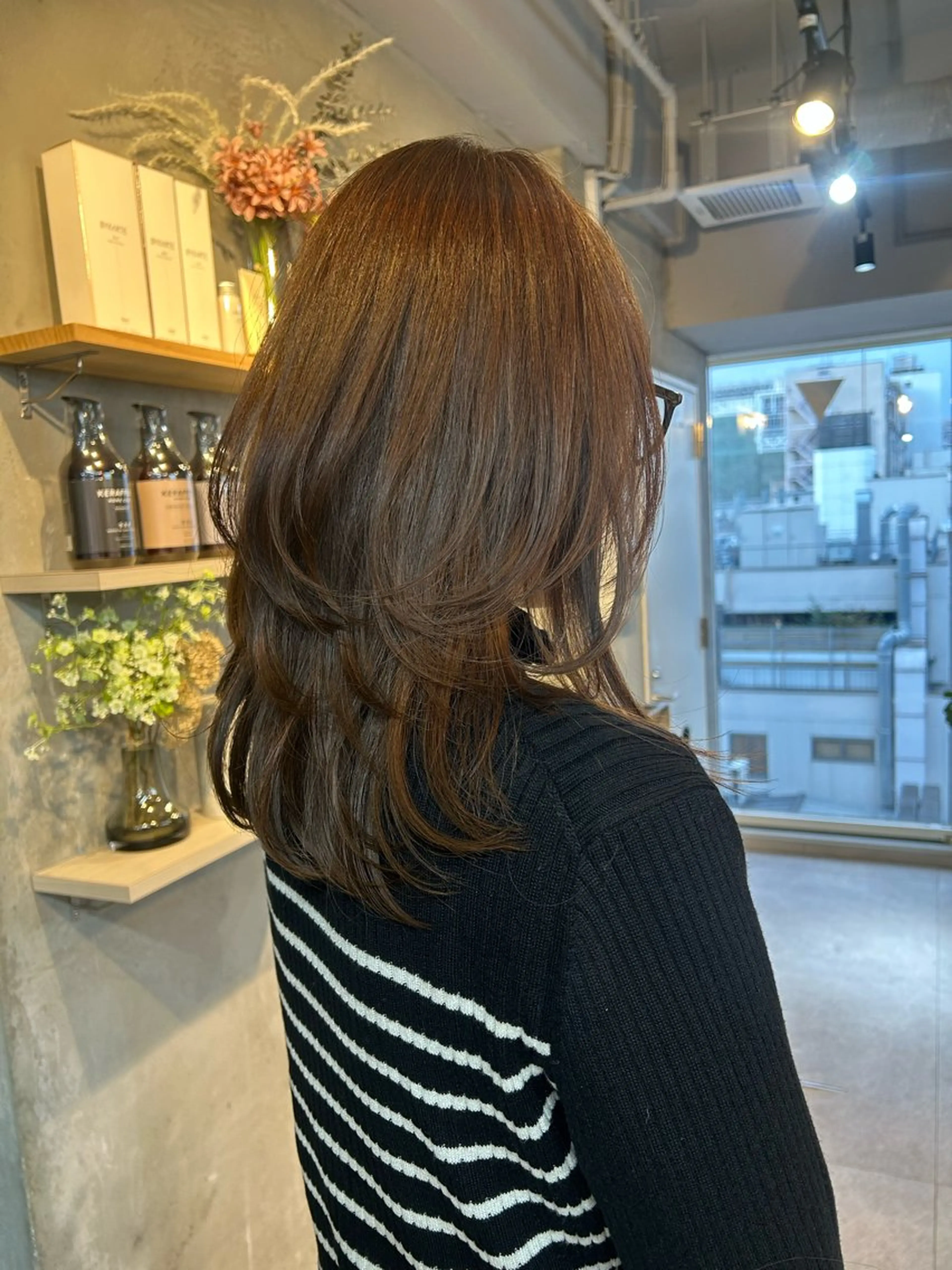 セミロング カラー 心斎橋ヘアカラー 海外ﾚｲﾔｰ/マリナのヘアスタイル