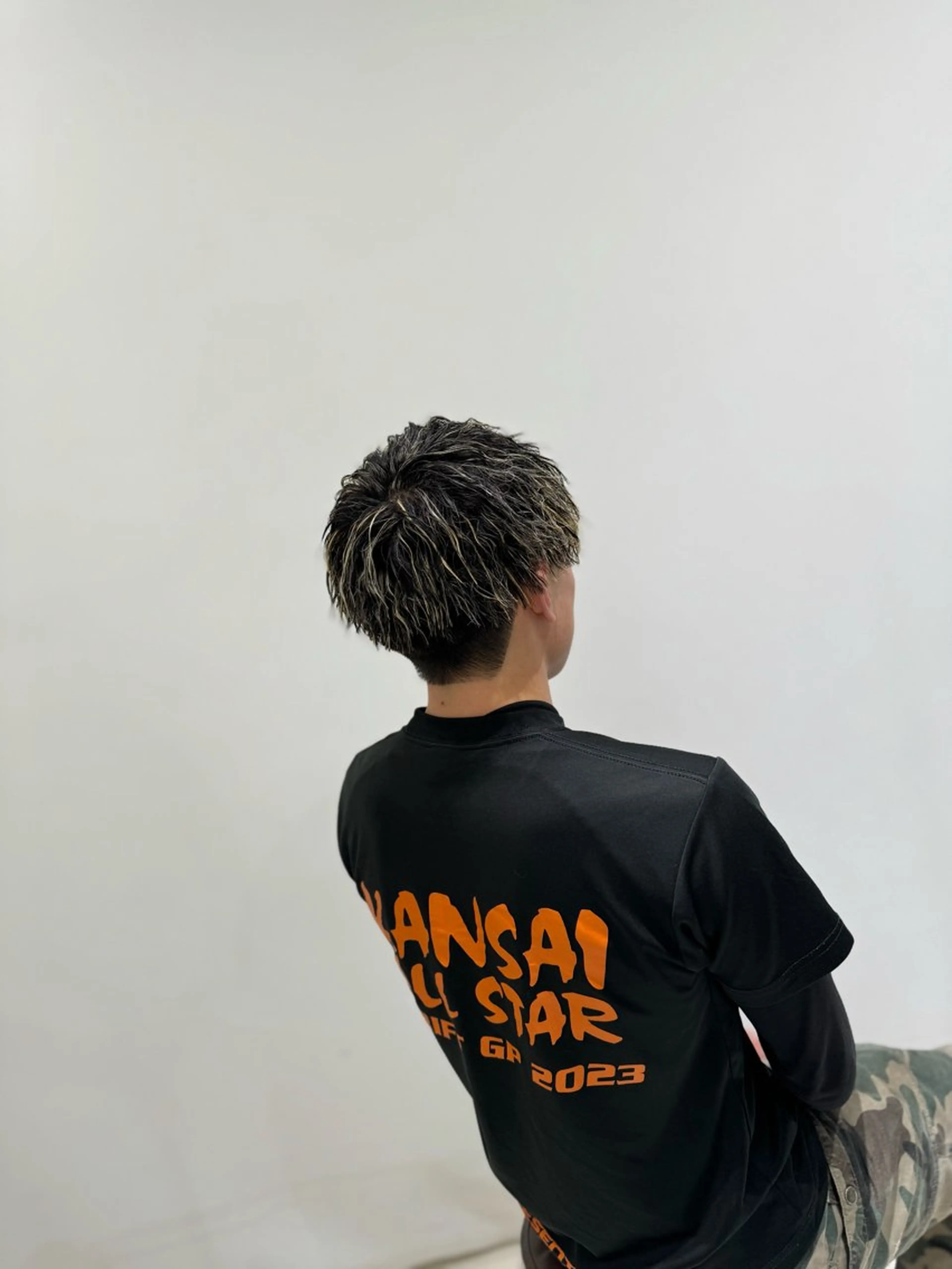 ミディアム カット パーマ トリートメント メンズ/メンズパーマ 服部太地のヘアスタイル