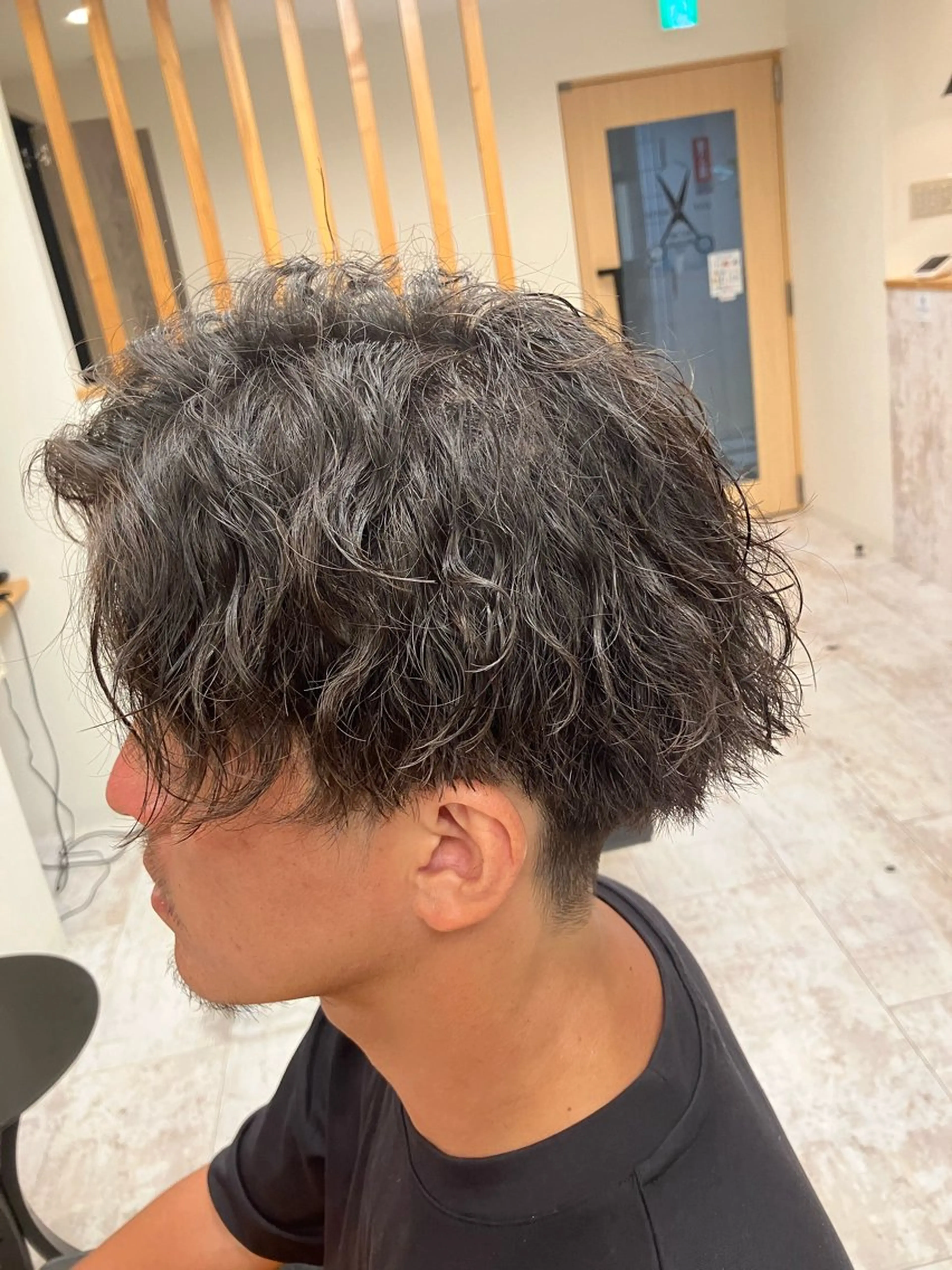 パーマ メンズ カット パーマ メンズ特化/パーマ/ フェードWATARUのヘアスタイル