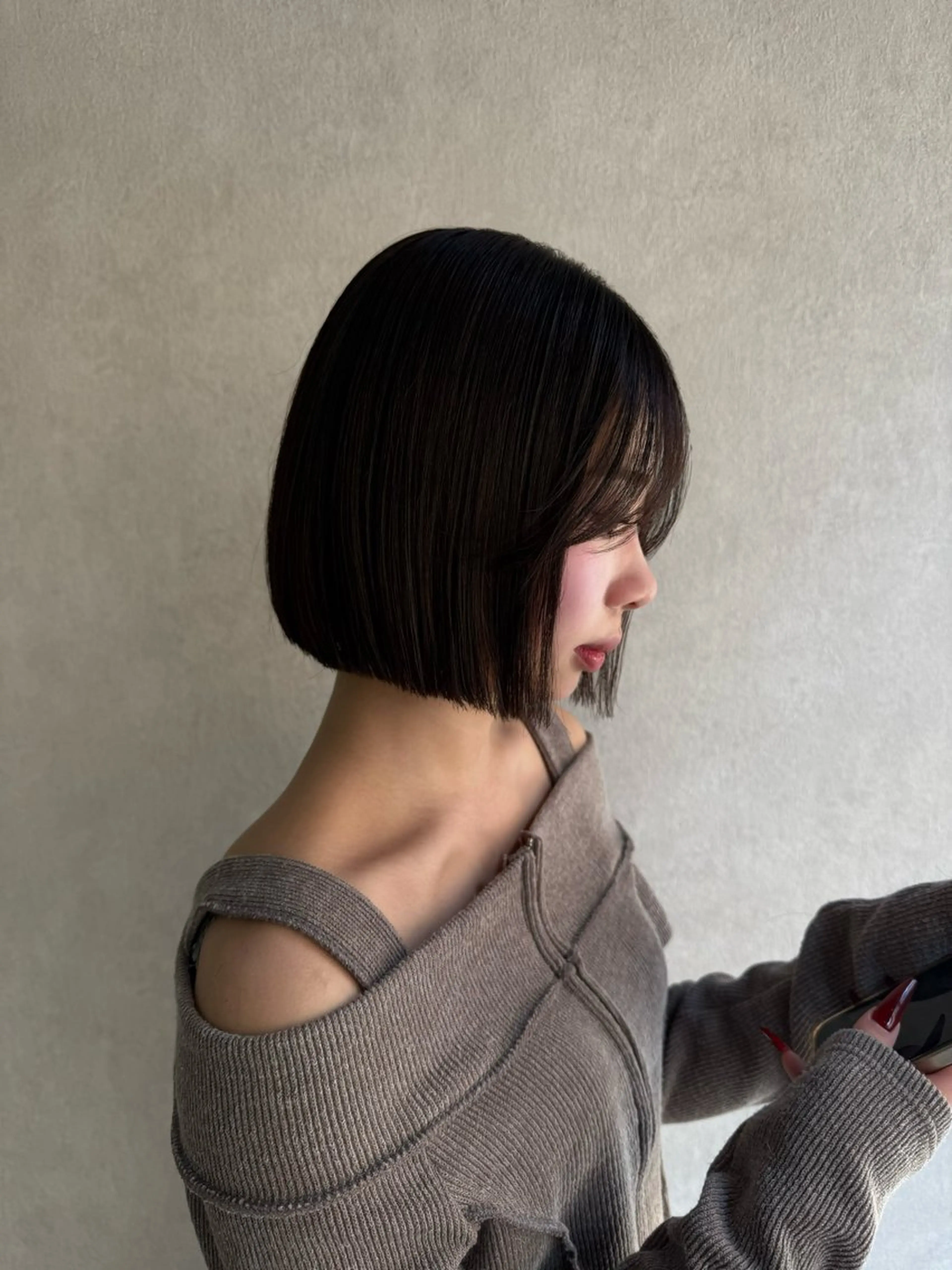 🩶ボブカット+高保湿トリートメント🩶の写真