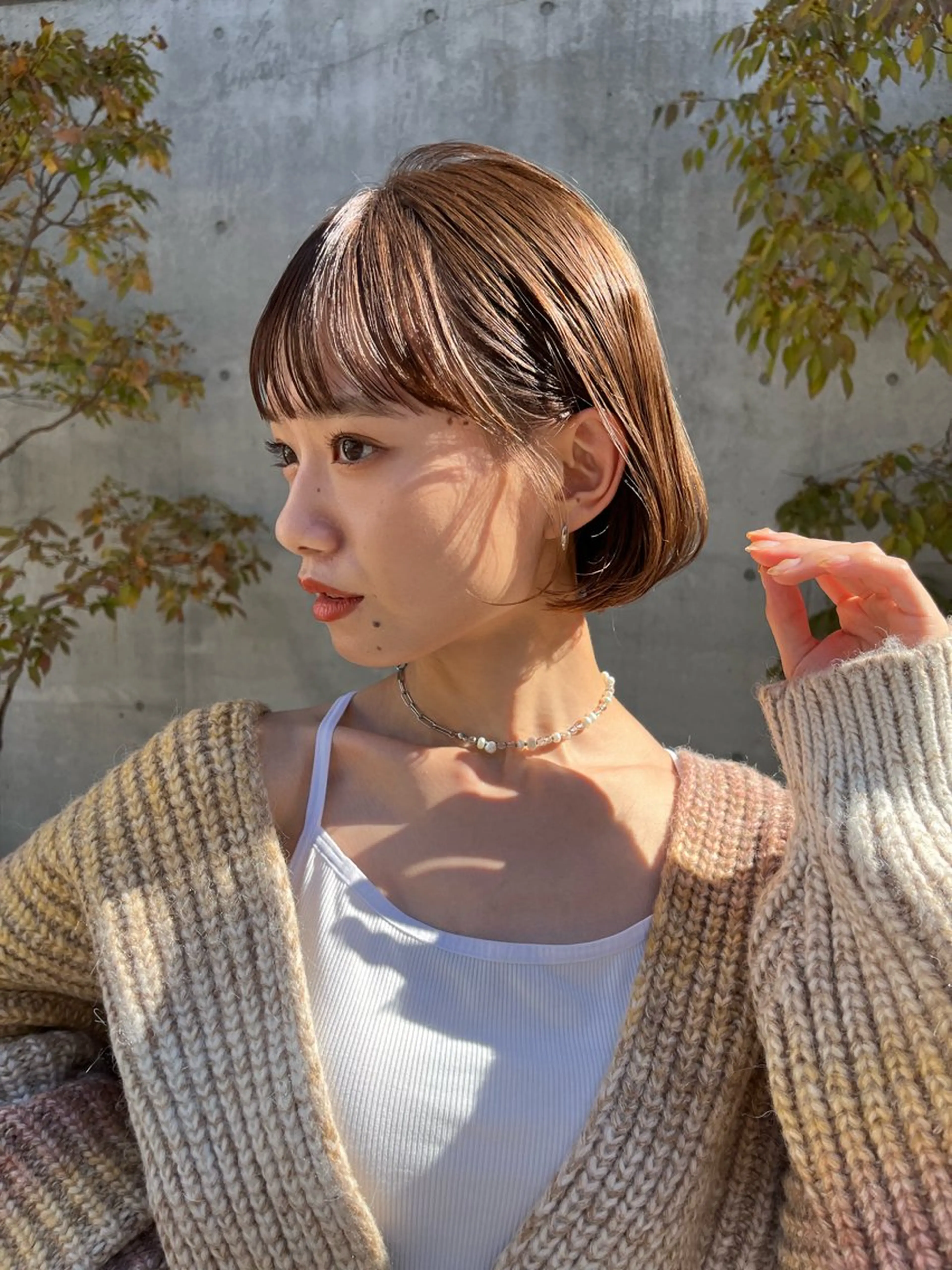 ショート カラー 松本優香/ボブ/ダ ブルカラー/髪質改善のヘアスタイル