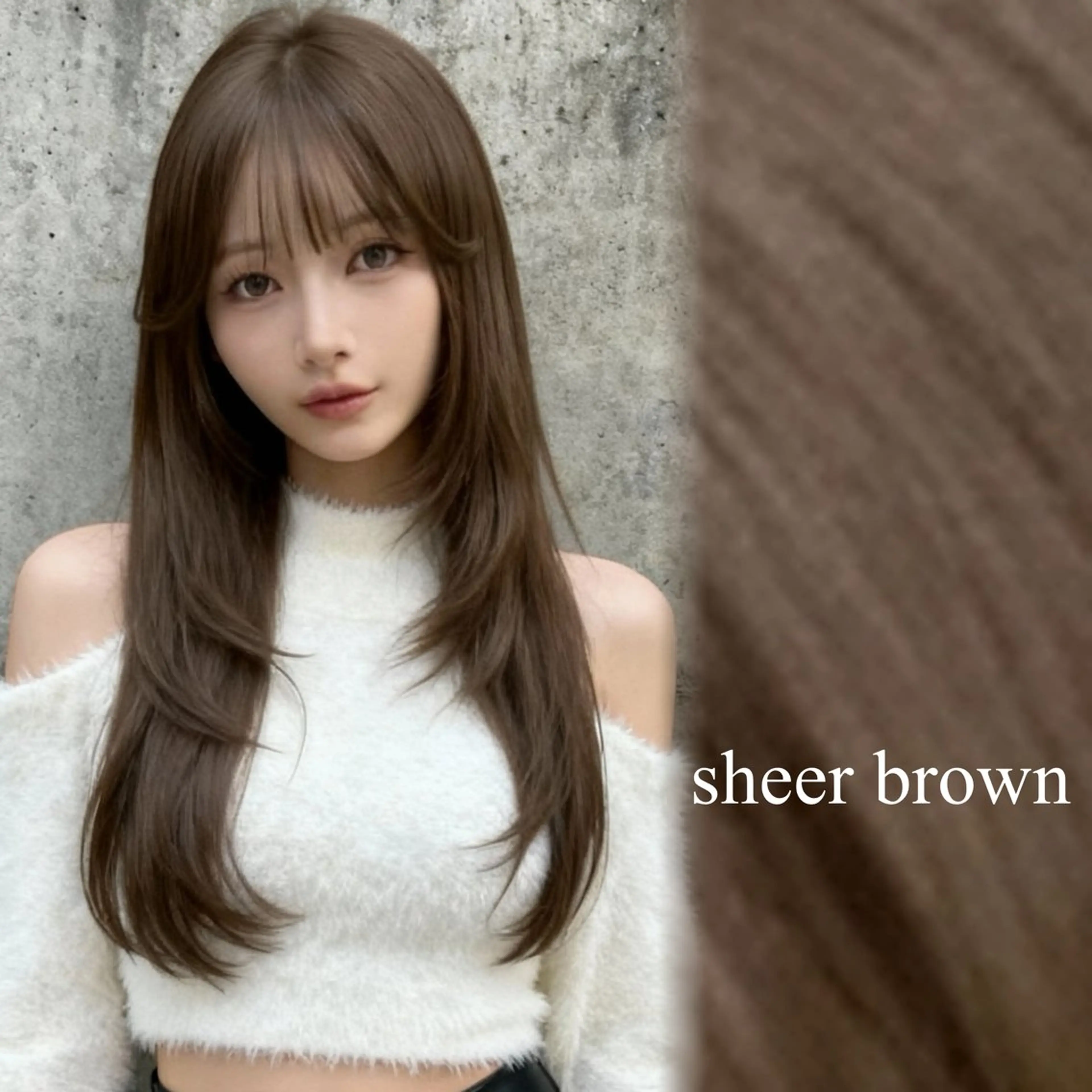 セミロング カット ヘアカラー トリートメント サロウィン銀座RAYⅡ所属・❣️髪質改善/ 美髪矯正/沼座悠人のヘアスタイル