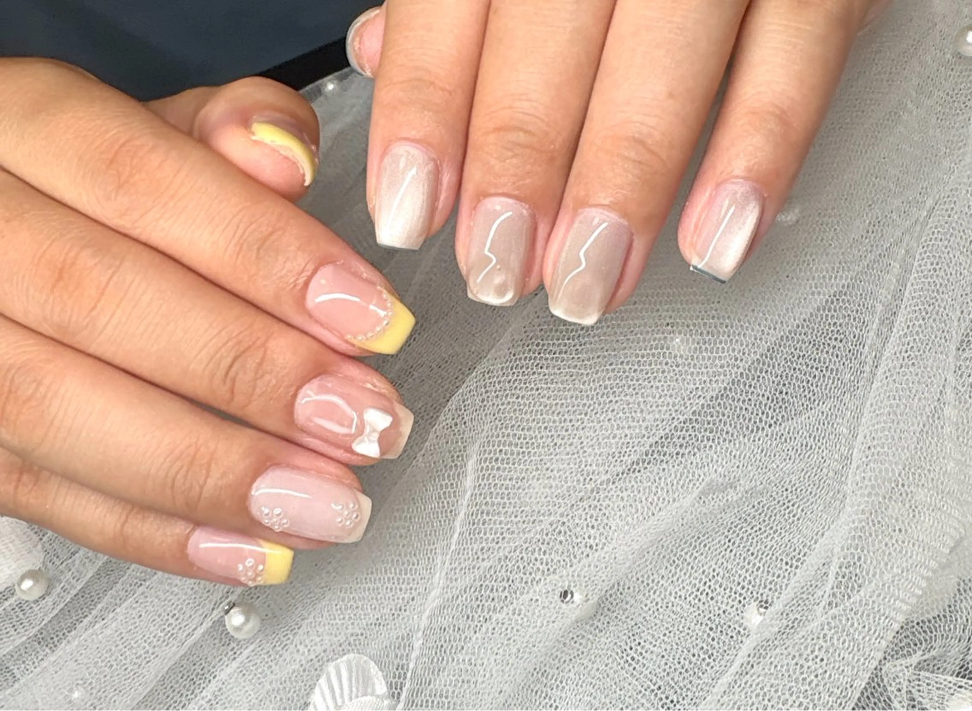 ネイル ハンドネイル PLUM  BELL 横浜自宅ネイルのネイルデザイン