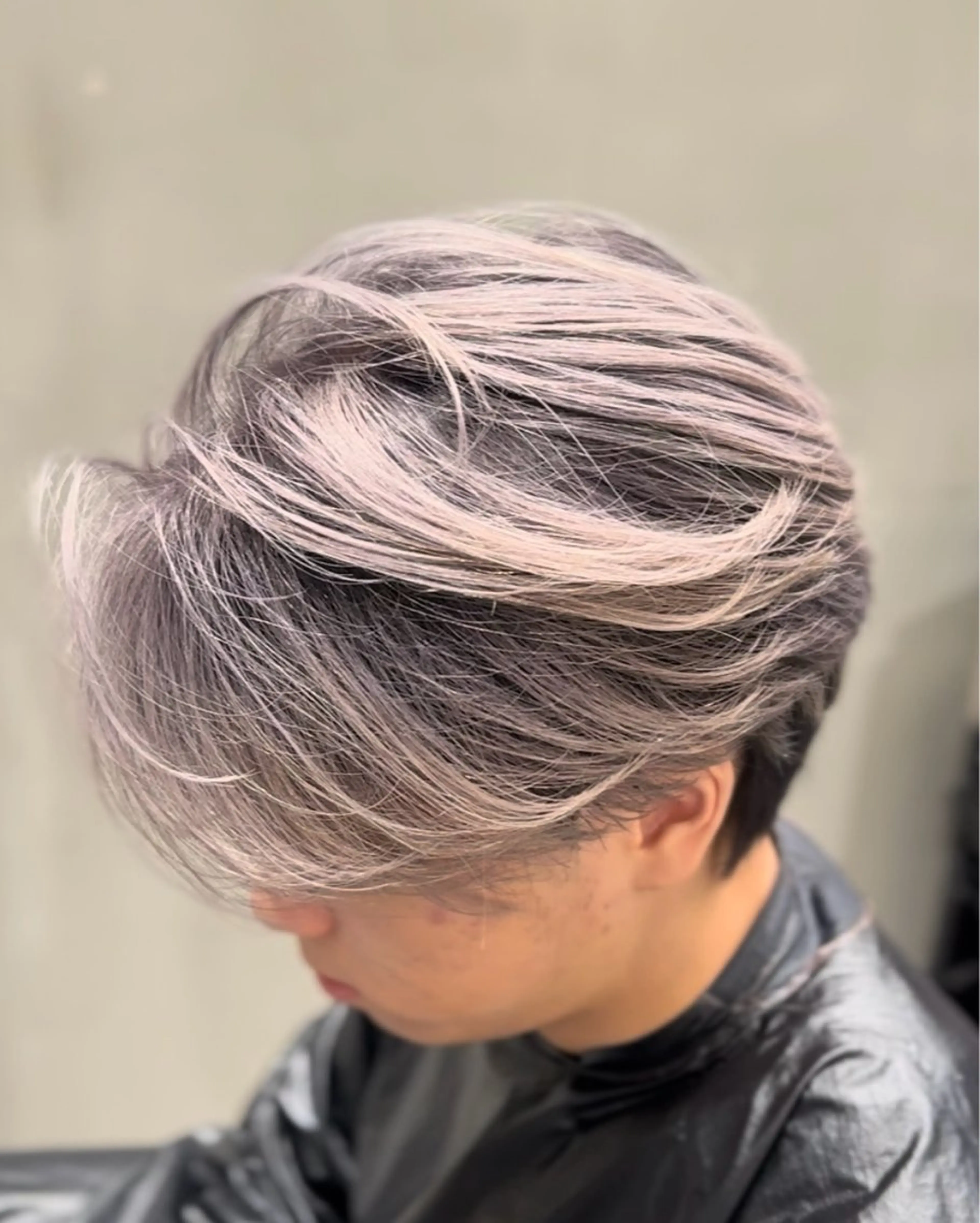 カラー パーマ メンズ メンズバレイヤージュ バレイヤージュ メンズバレイヤージュ /町田/木村悠月のヘアスタイル