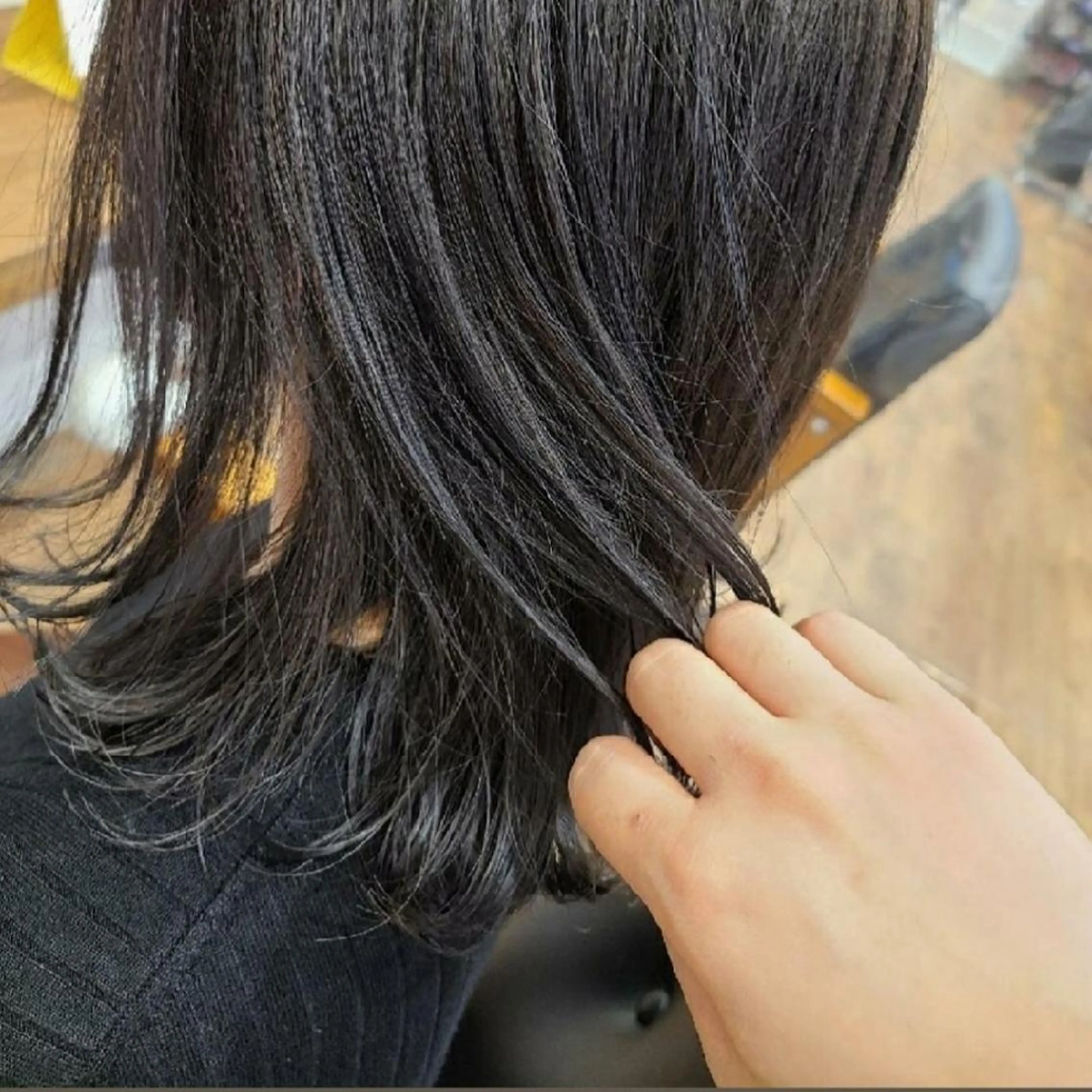 ミディアム カラー カット ヘアカラー トリートメント 関口 友菜のヘアスタイル