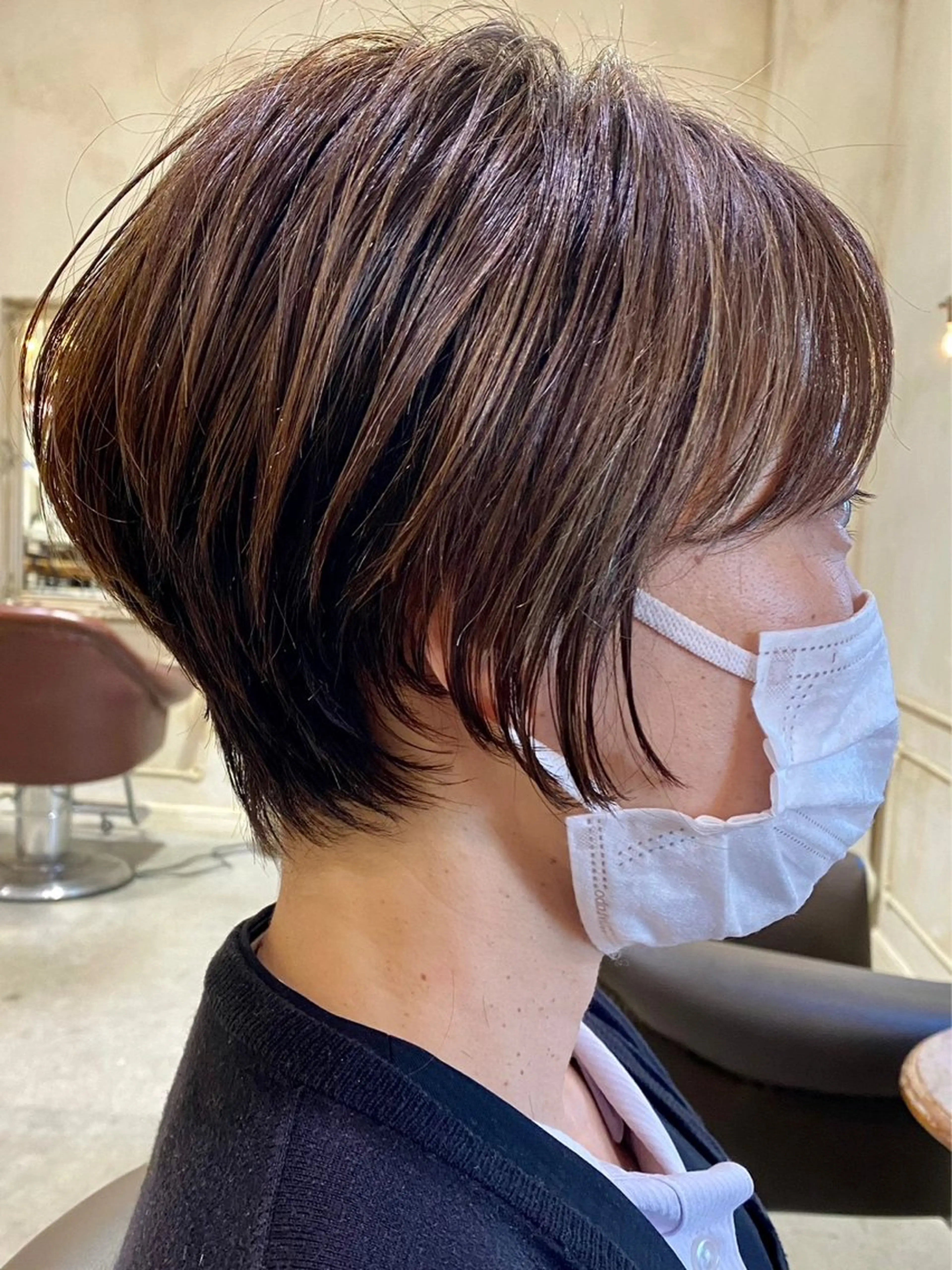 ショート ショートヘア comeghead 琴音のヘアスタイル