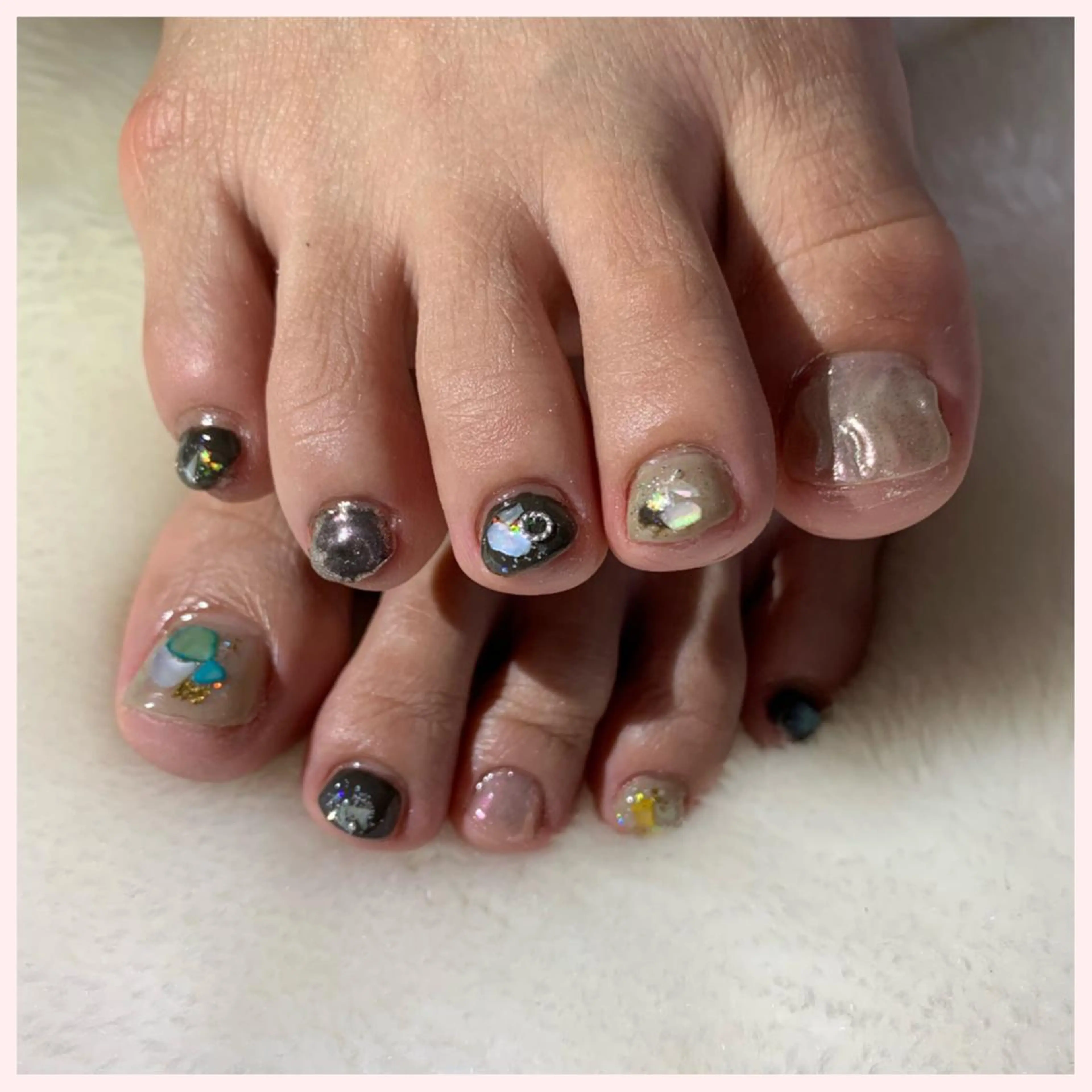 ネイル フットネイル Ogasawara Tokikaのネイルデザイン