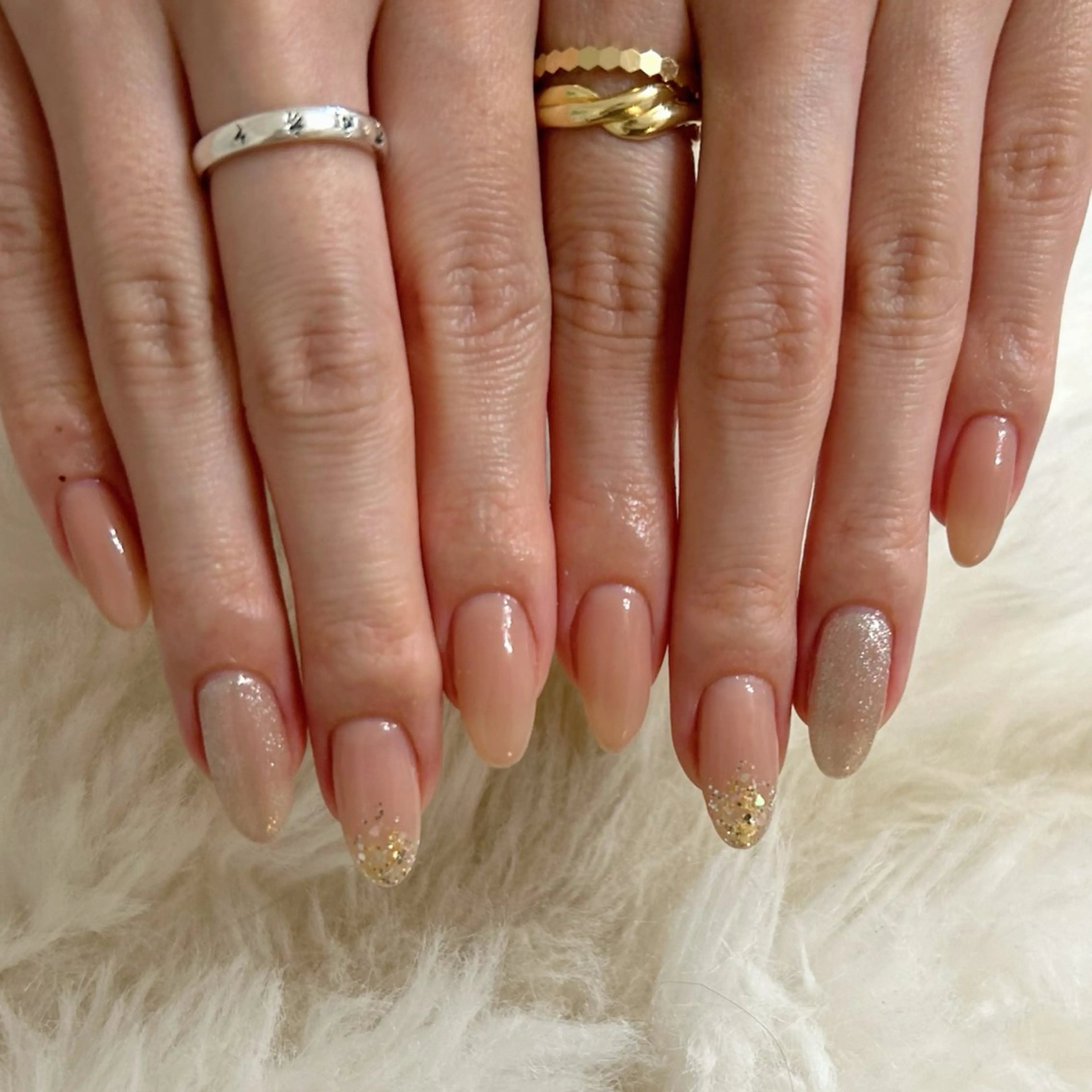 オフなし✨シンプルめなアートがお好みの方に(シンプルなフレンチも可)ナチュラルコース💅の写真