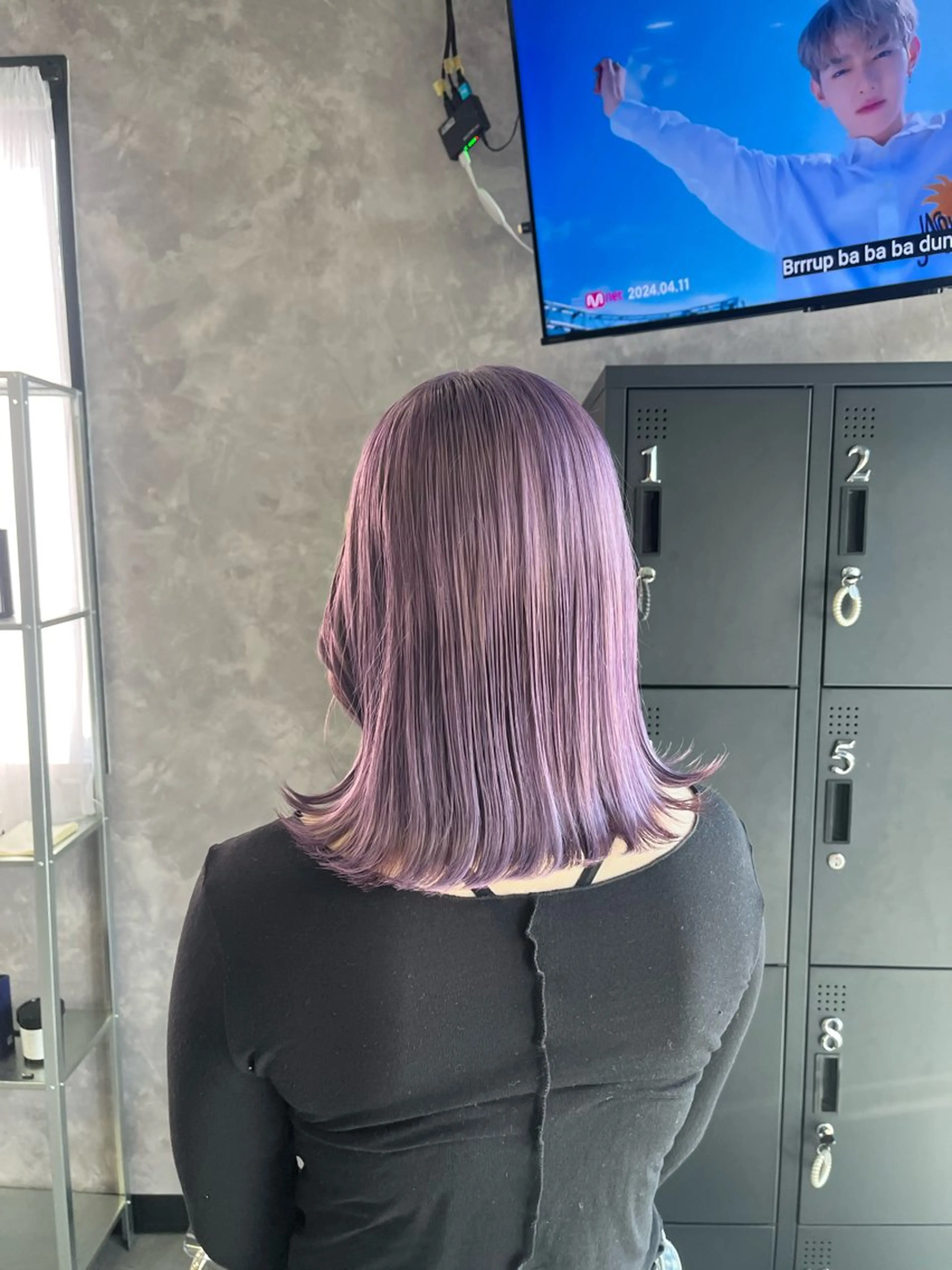 ブリーチオンカラー＋カット＋超音波アイロンtrの写真