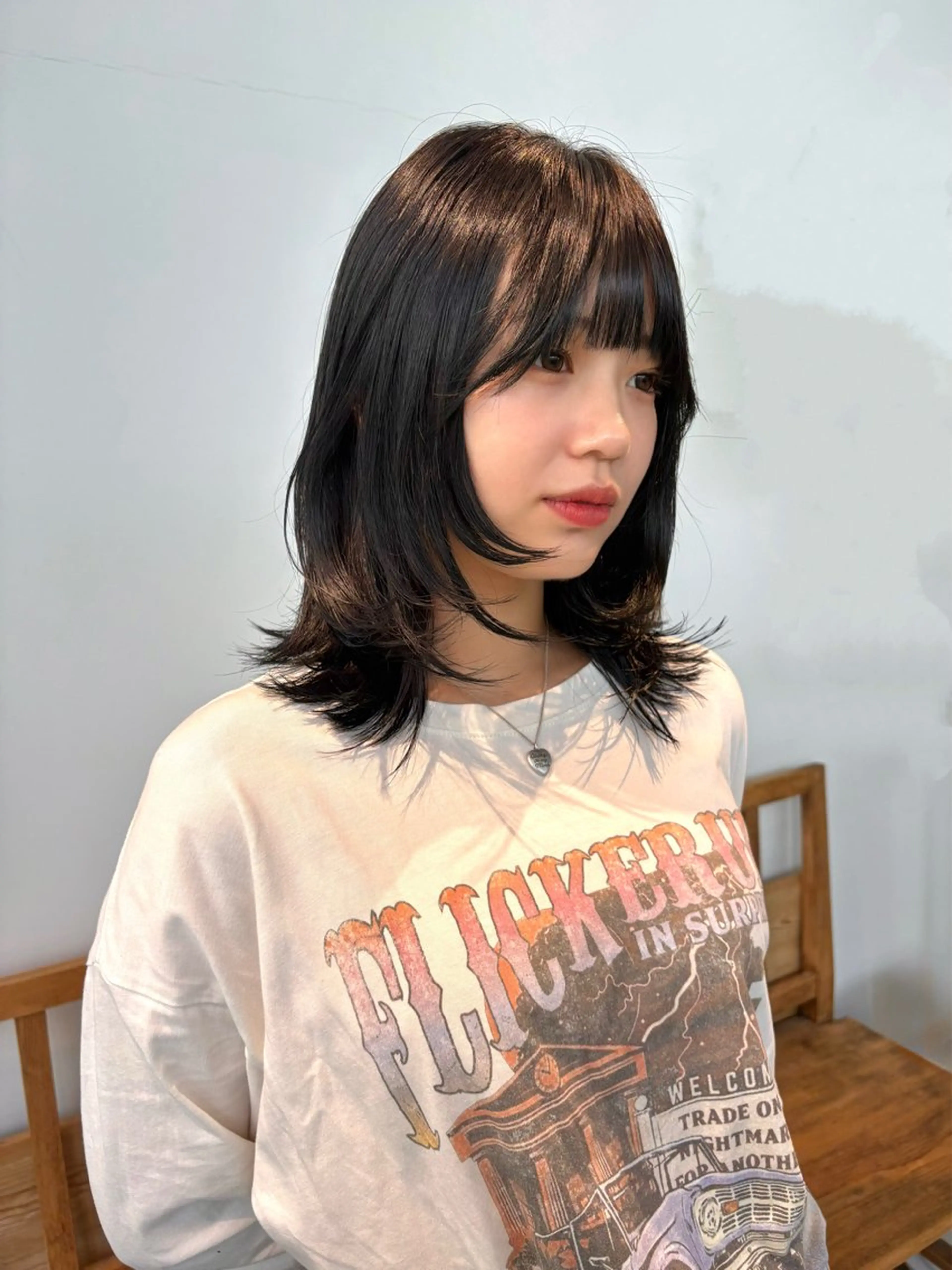 ミディアム Fev YUZUのヘアスタイル