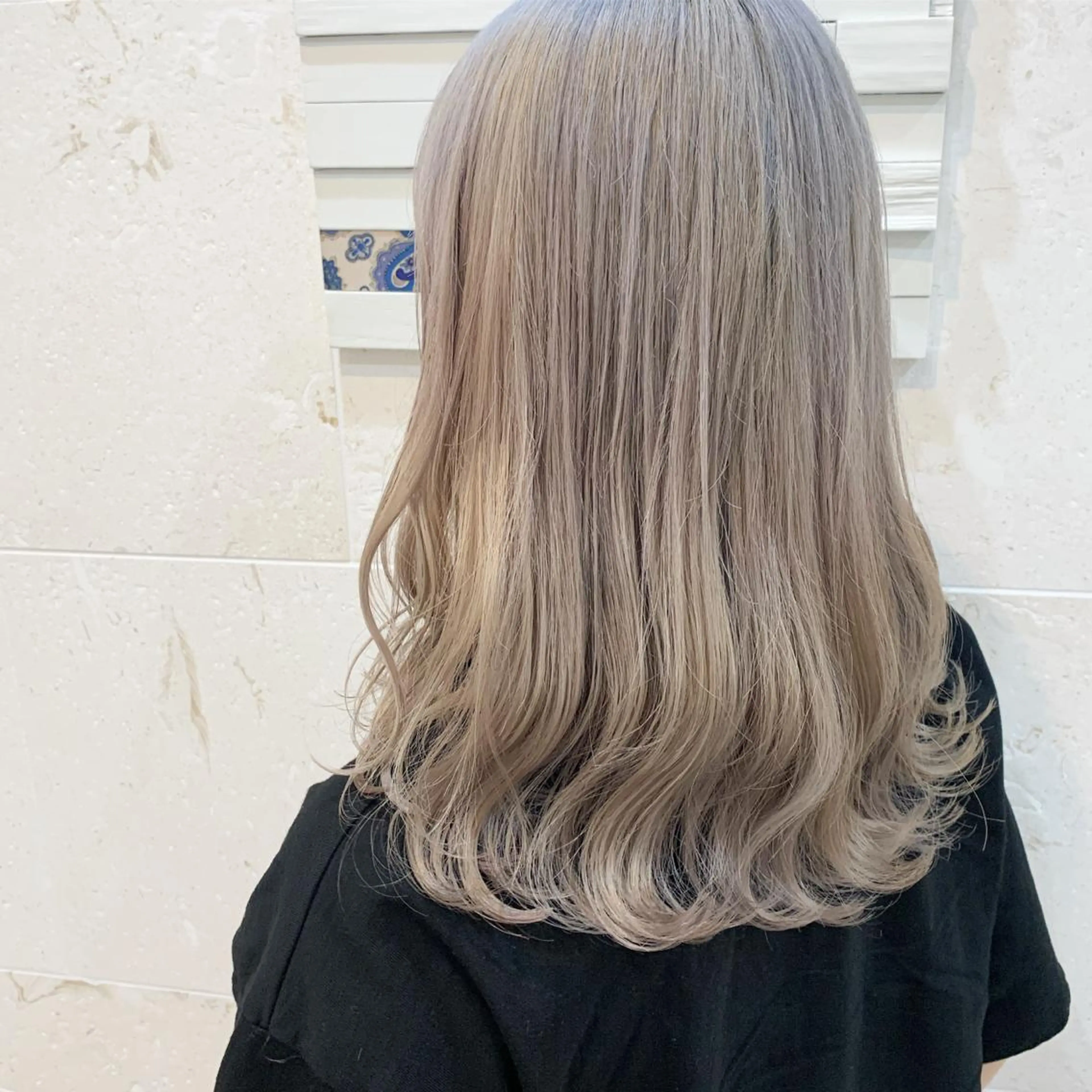 セミロング カット ヘアカラー トリートメント 💘カラー人気Ｎｏ. １💘SAYAのヘアスタイル