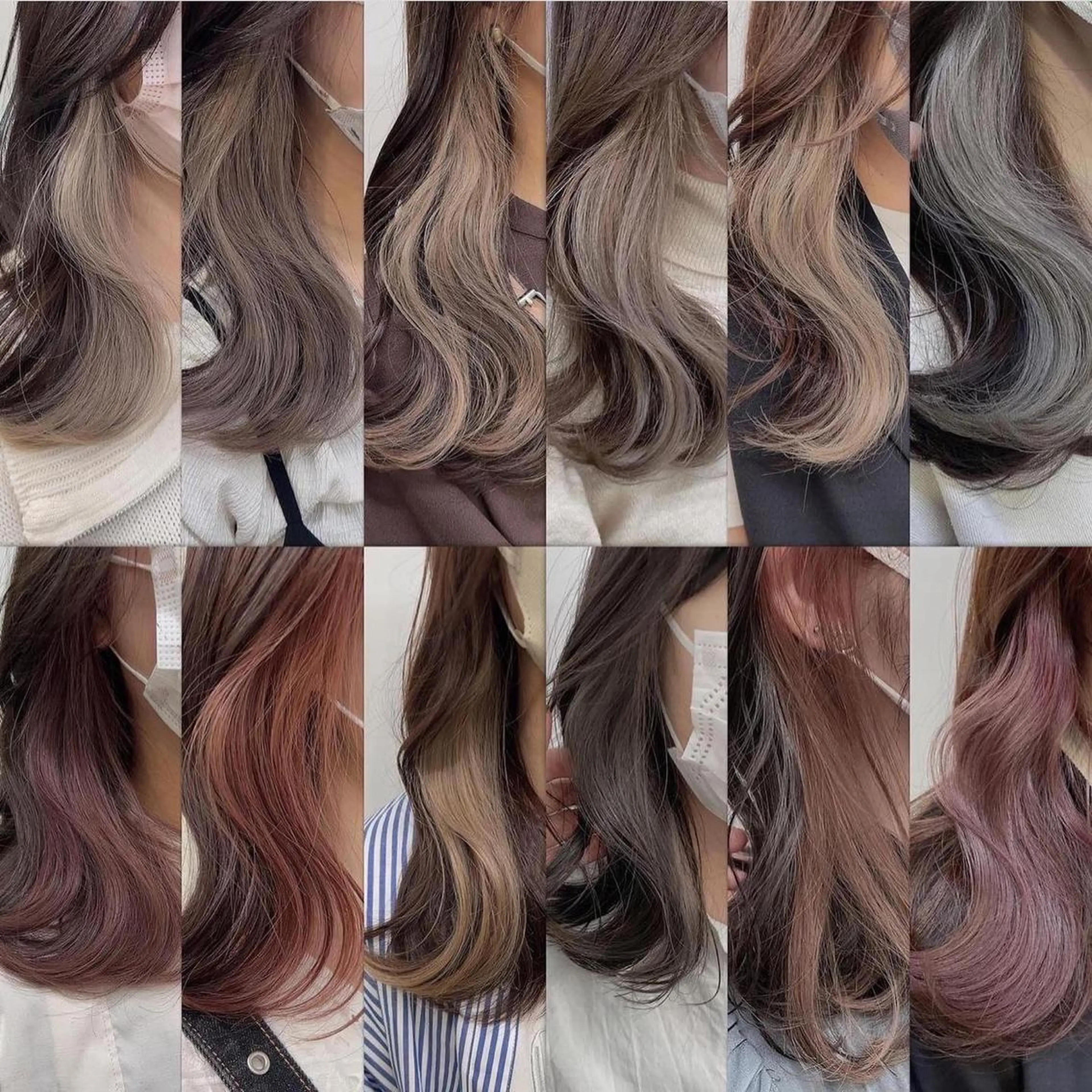 ミディアム カラー ヘアカラー トリートメント ヘッドスパ ヘアセット 🥞ベージュ系カラー 【すずきりほ】🥞のヘアスタイル