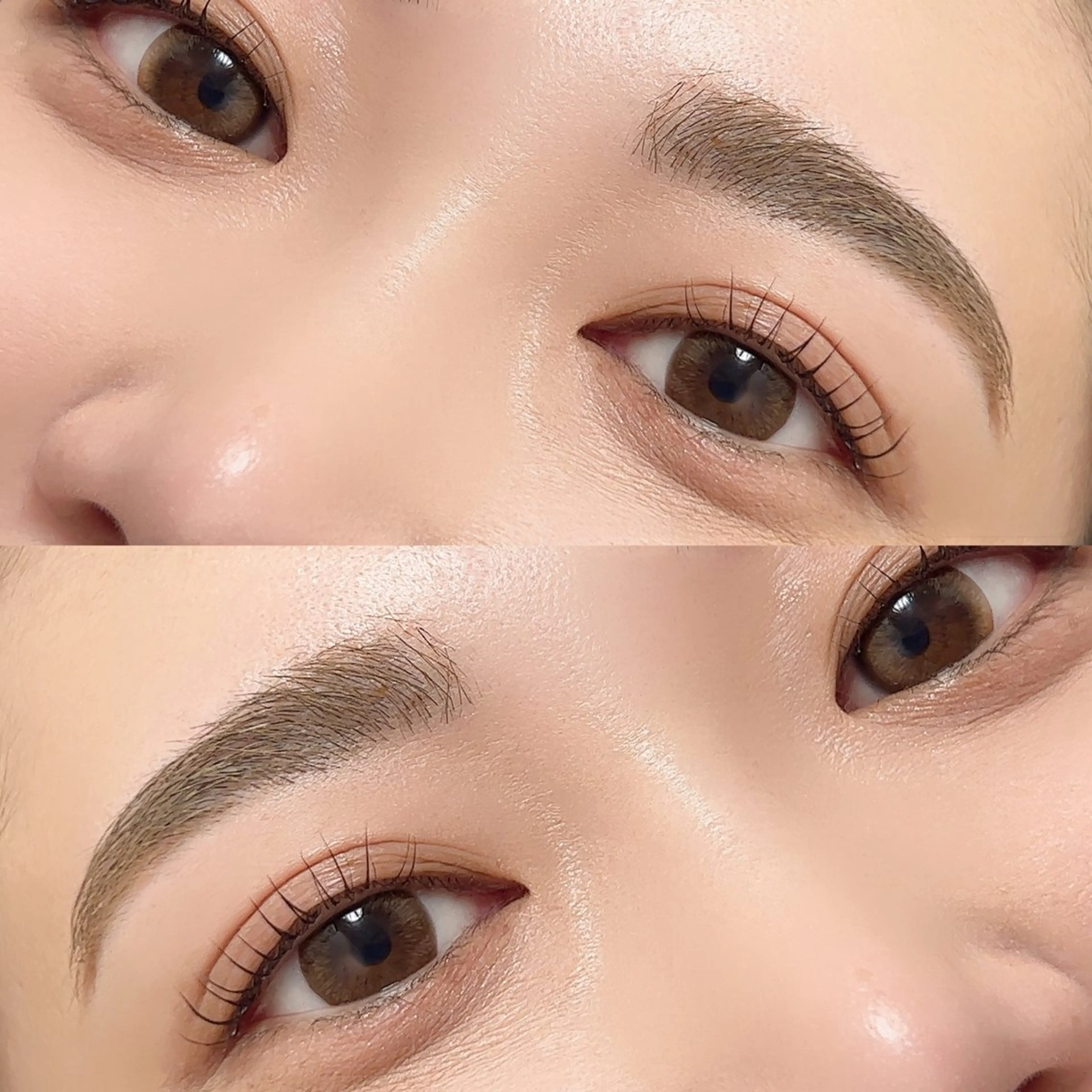 🧡まつげパーマ&🤎アイブロウWAX脱毛 【 ¥8980 】の写真