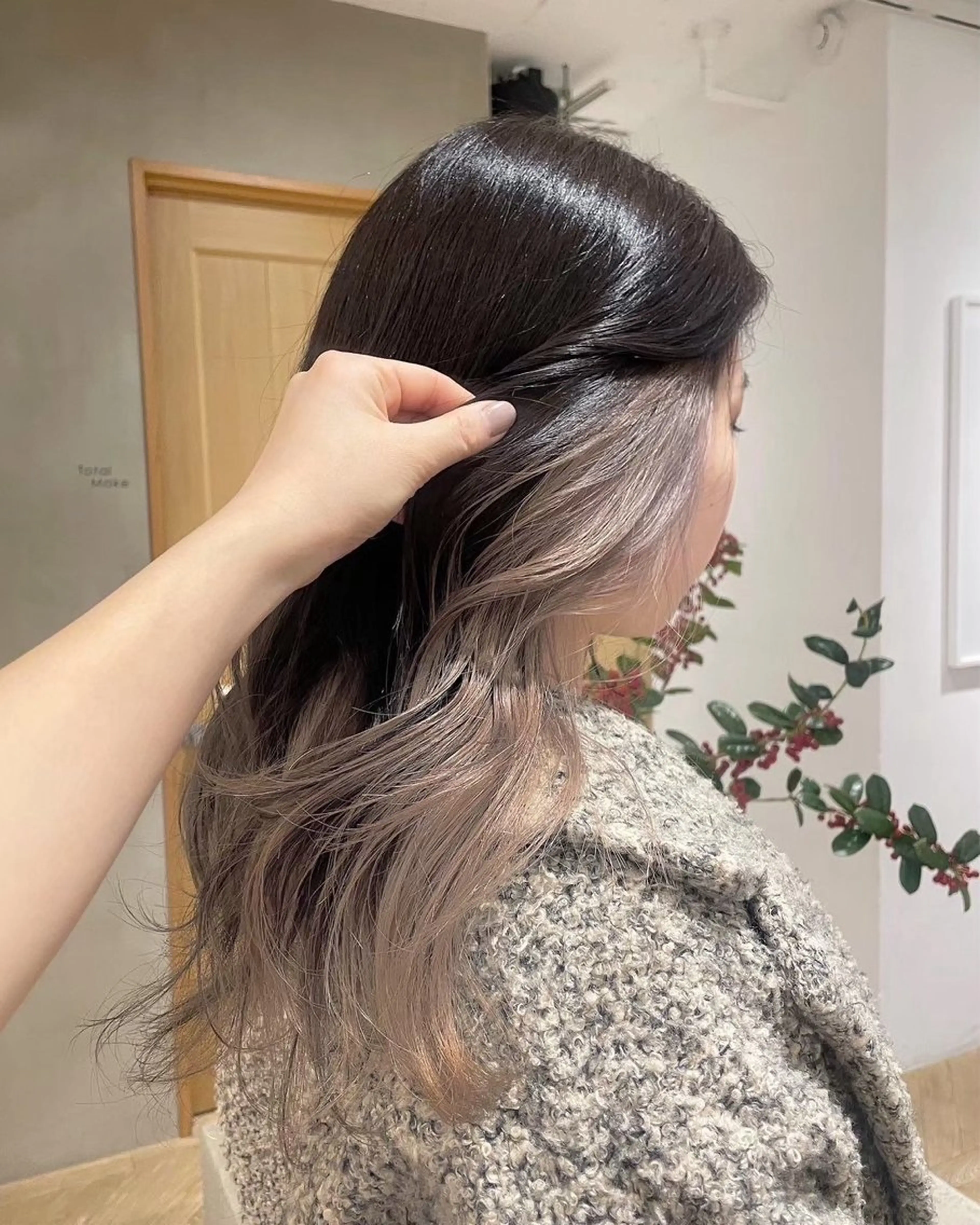 ブリーチデザインカラー➕オンカラーの写真