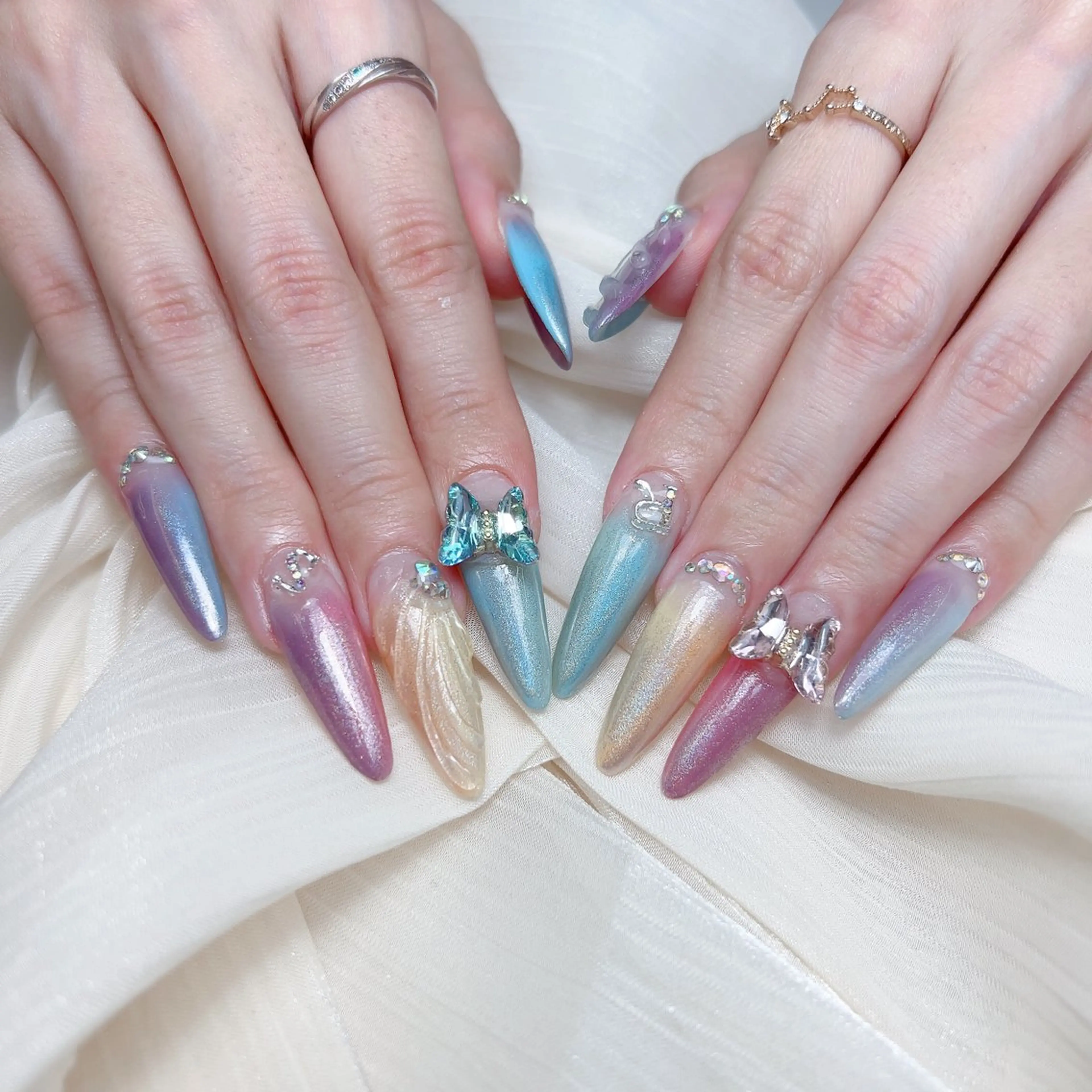 ネイル M🌷nail 長さだし専門店のネイルデザイン