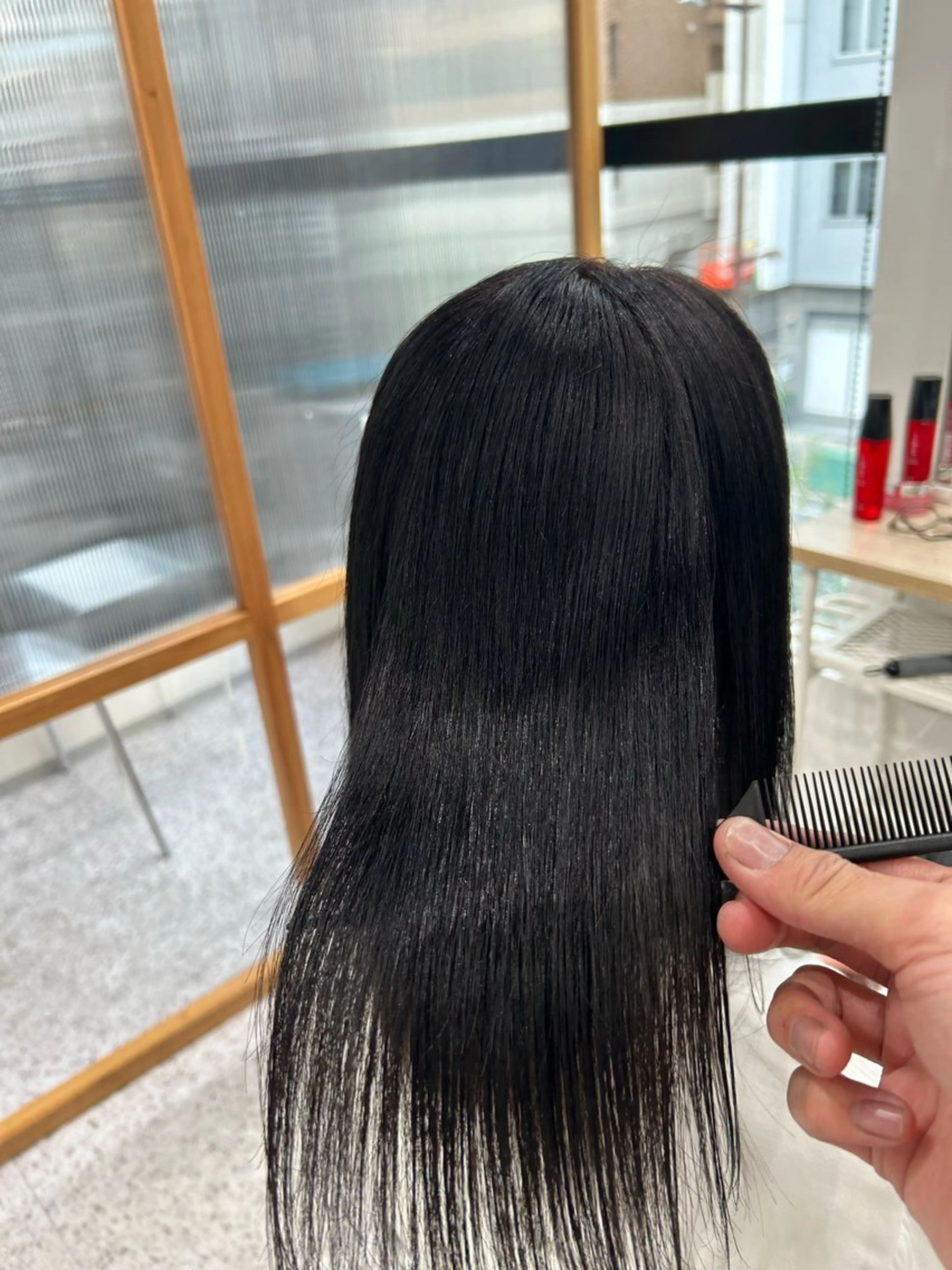 ミディアム 髪質改善 髪質改善カラーゆうひのヘアスタイル