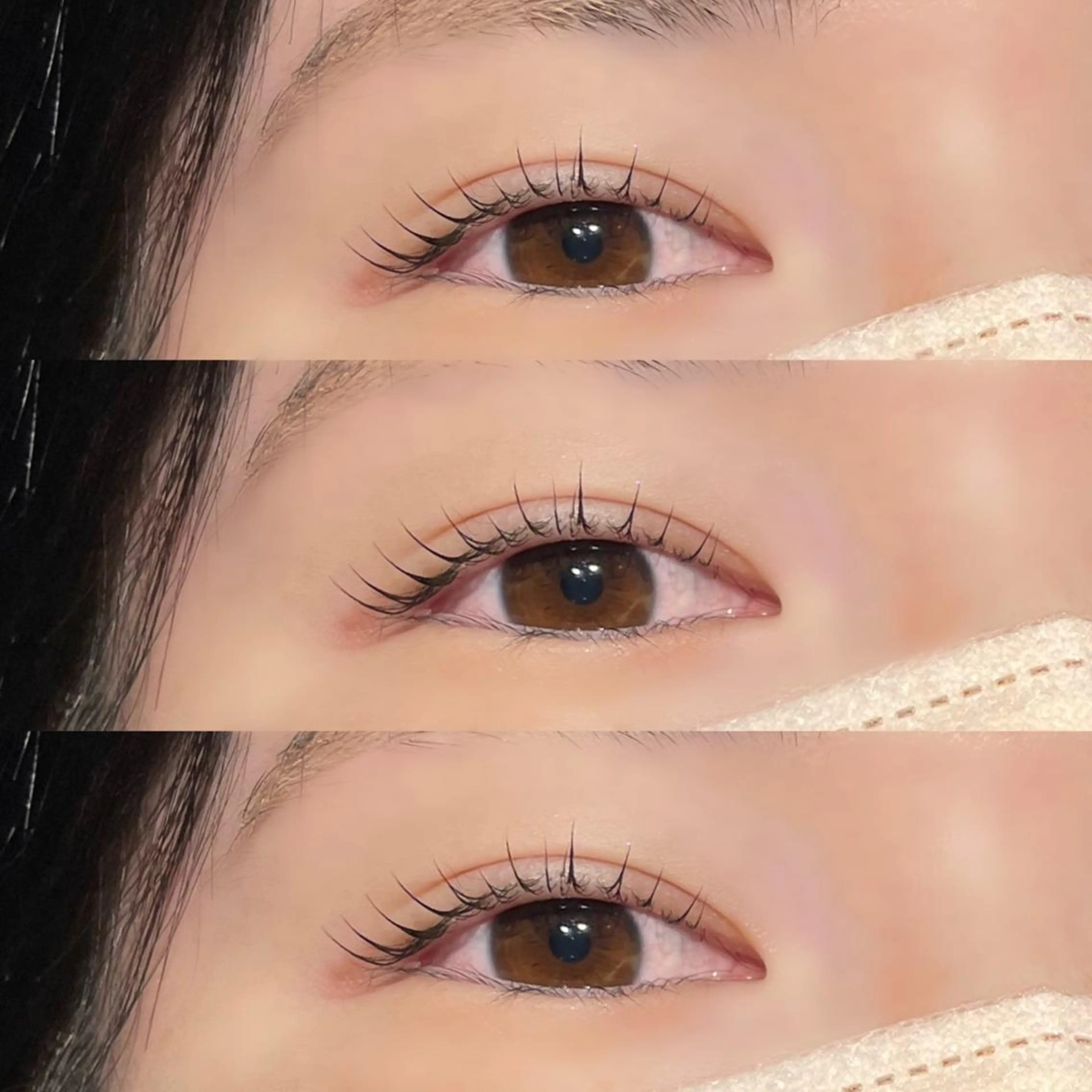 マツエク・マツパ 束感まつ毛 韓国風マツエク LILY 猪瀬 ෆ‪ LED/パリ/束感のマツエク・マツパデザイン