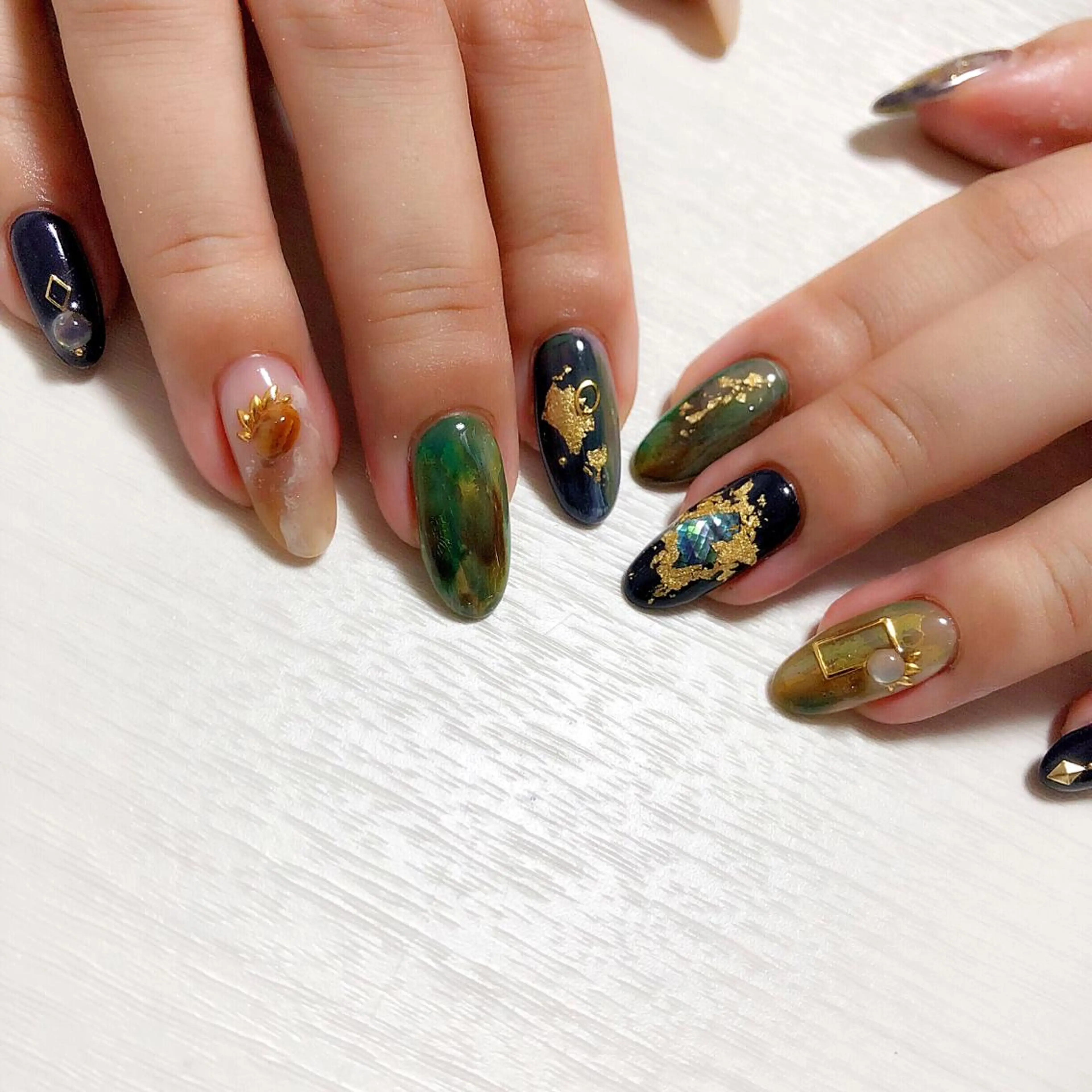 ネイル ハンドネイル nail salon A'n bijouのネイルデザイン