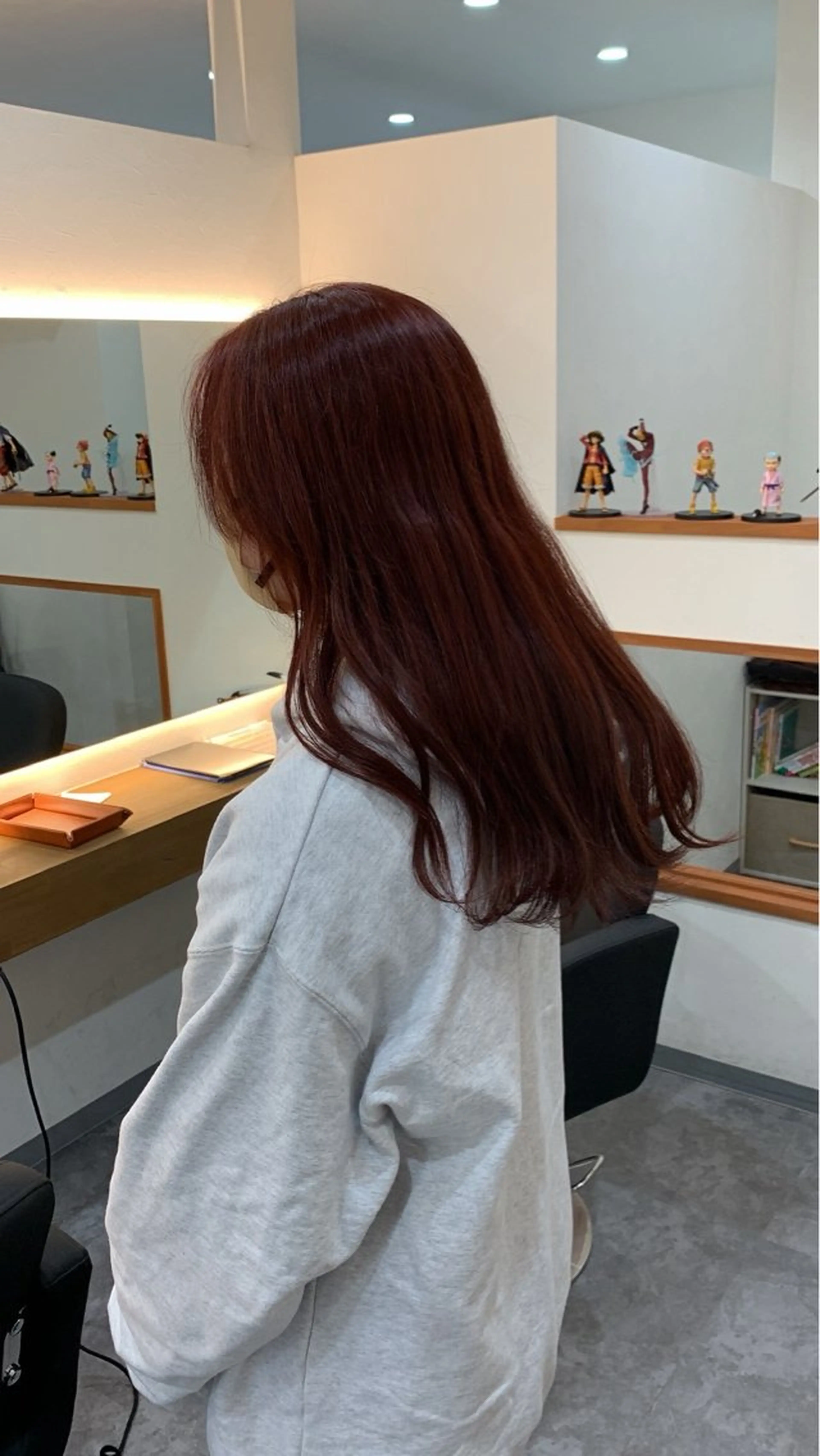 ロング ショートボブ 韓国風カラー ボブ ハイライト 髪質改善 神田 姫奈｜郡山 ｜韓国風ヘア‪‪♡のヘアスタイル