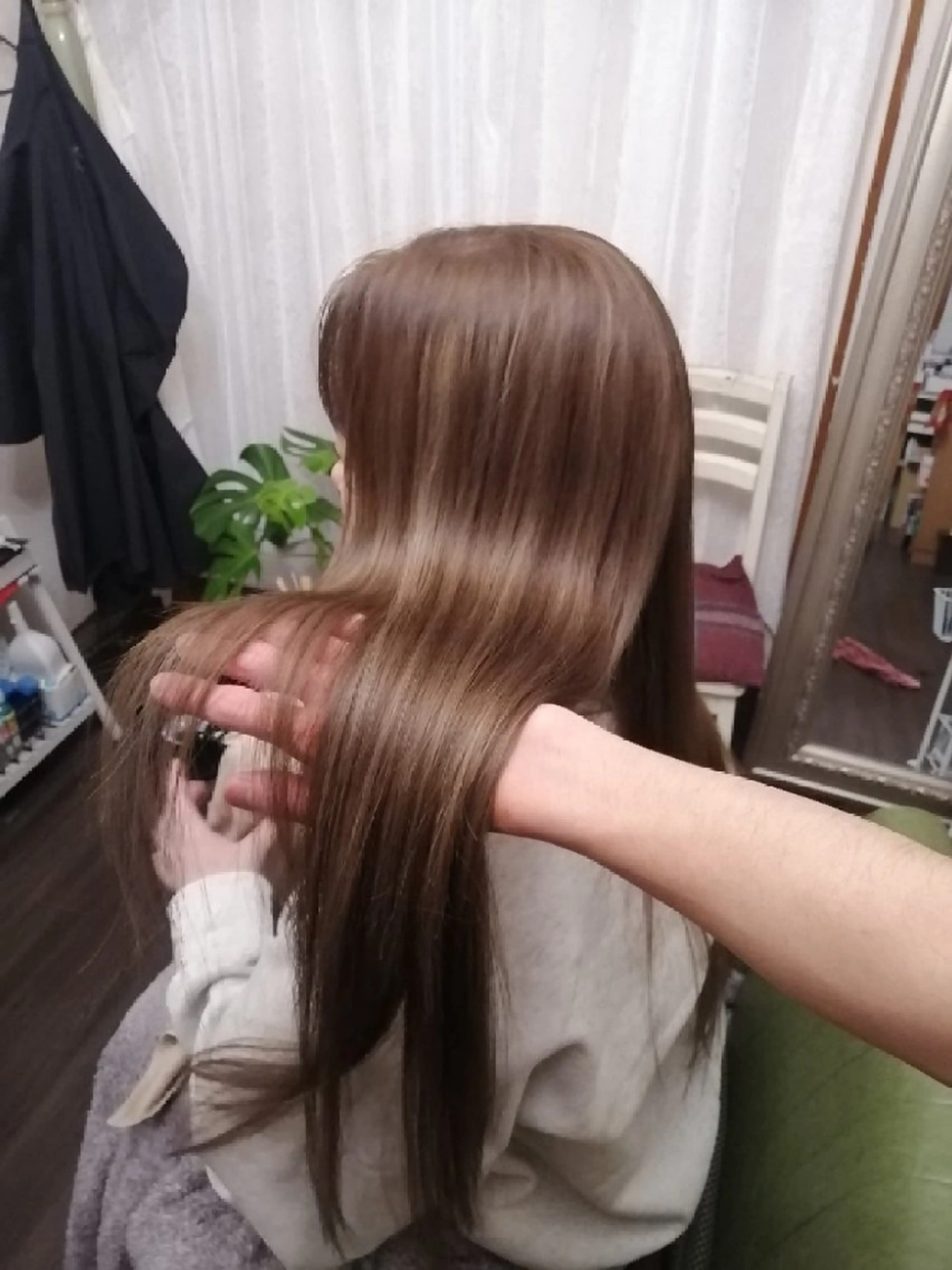 ロング カラー D/i |Y/no. 〈夜スパ17時〜〉のヘアスタイル