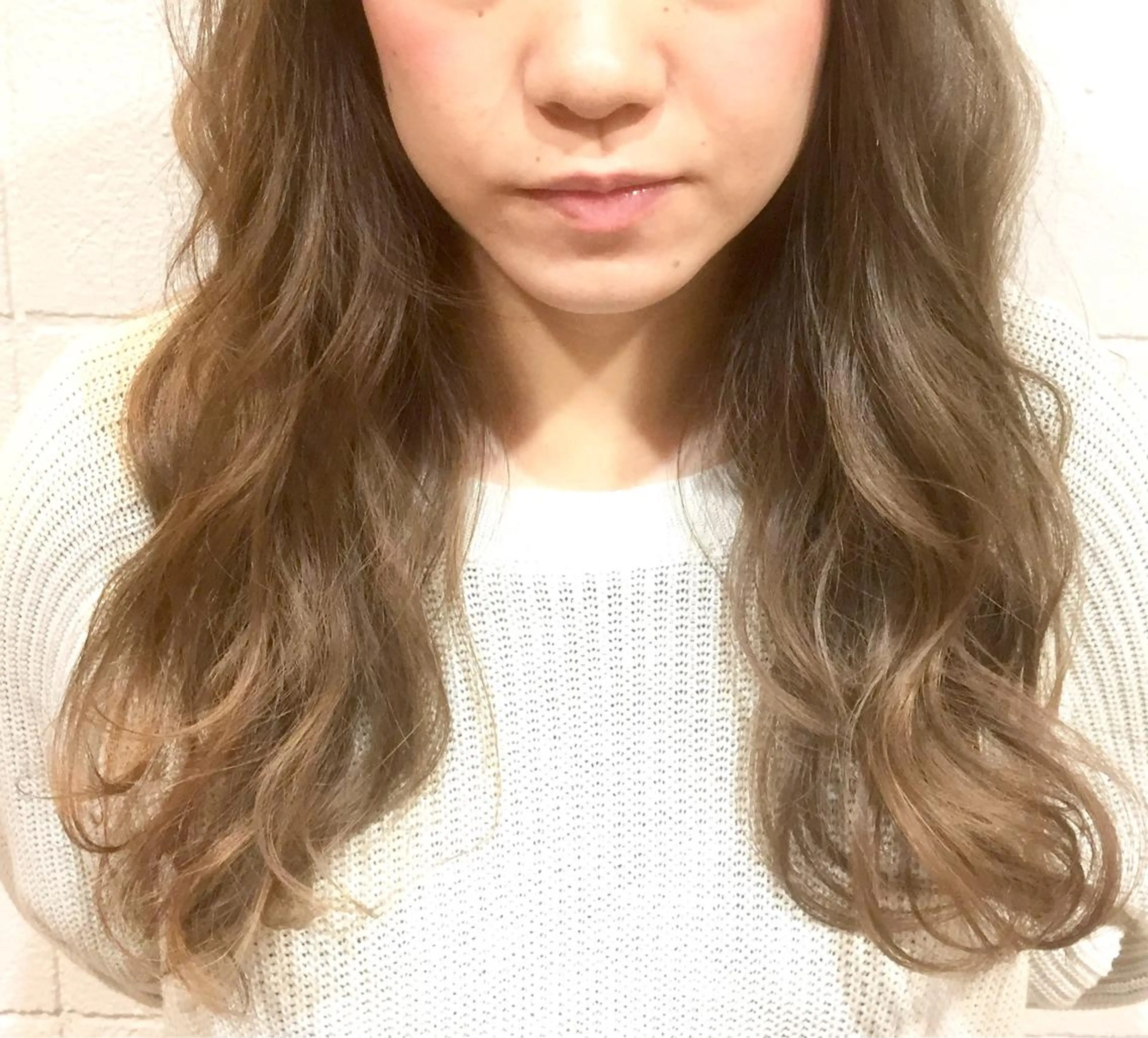 ロング カラー アッシュ ベージュカラー ハイライトカラー ハイライト 竹嶌 健吾のヘアスタイル