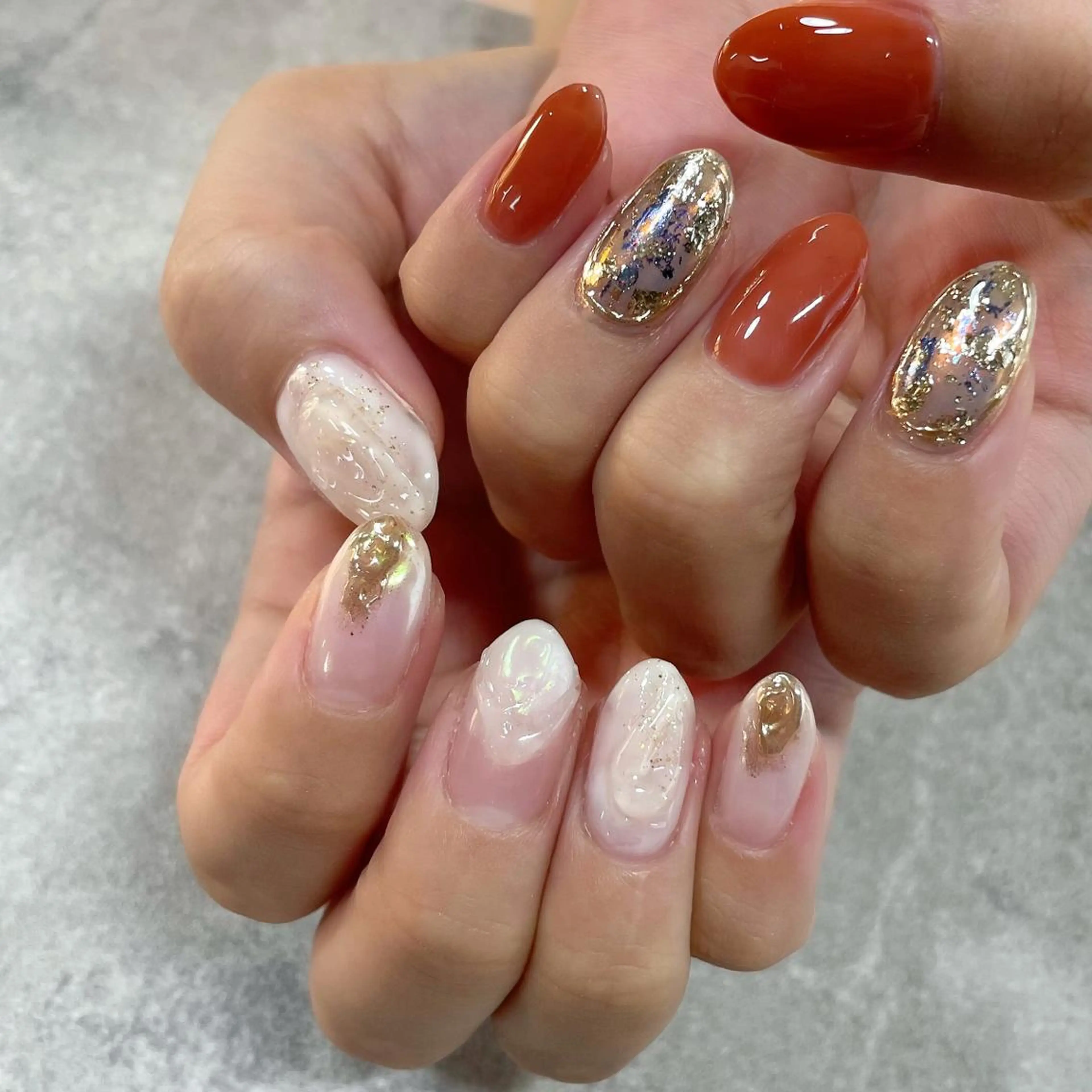 ネイル ジェルネイル 東 千夏のネイルデザイン