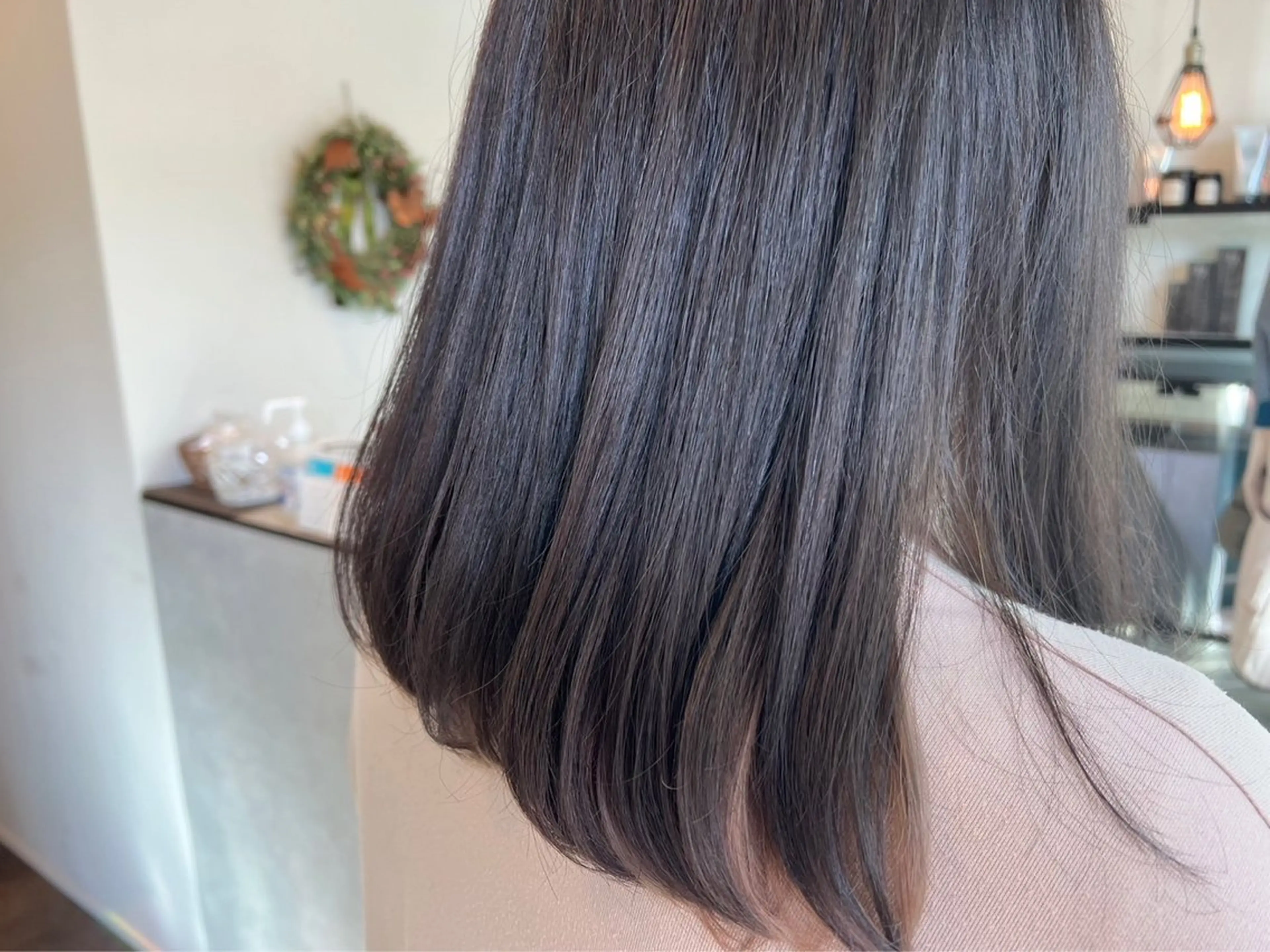 セミロング カラー カット ヘアカラー トリートメント HairRoom辻堂 Yuyama🕊のヘアスタイル