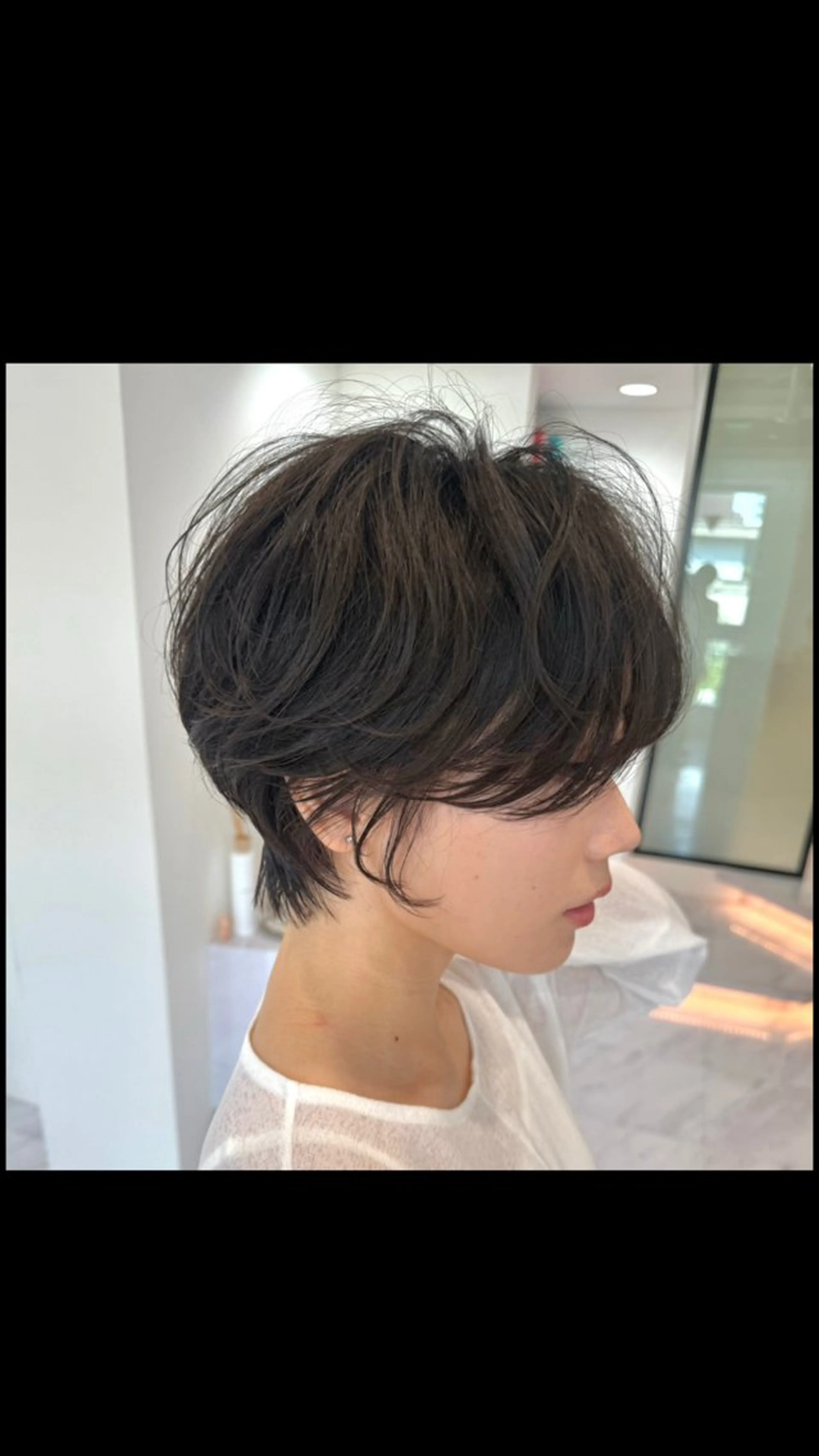 ショート ハンサムショート 丸みショート くびれヘア 似合わせカット ショートヘア カット 🌟TOSHI/透明 感カラー/ショートのヘアスタイル