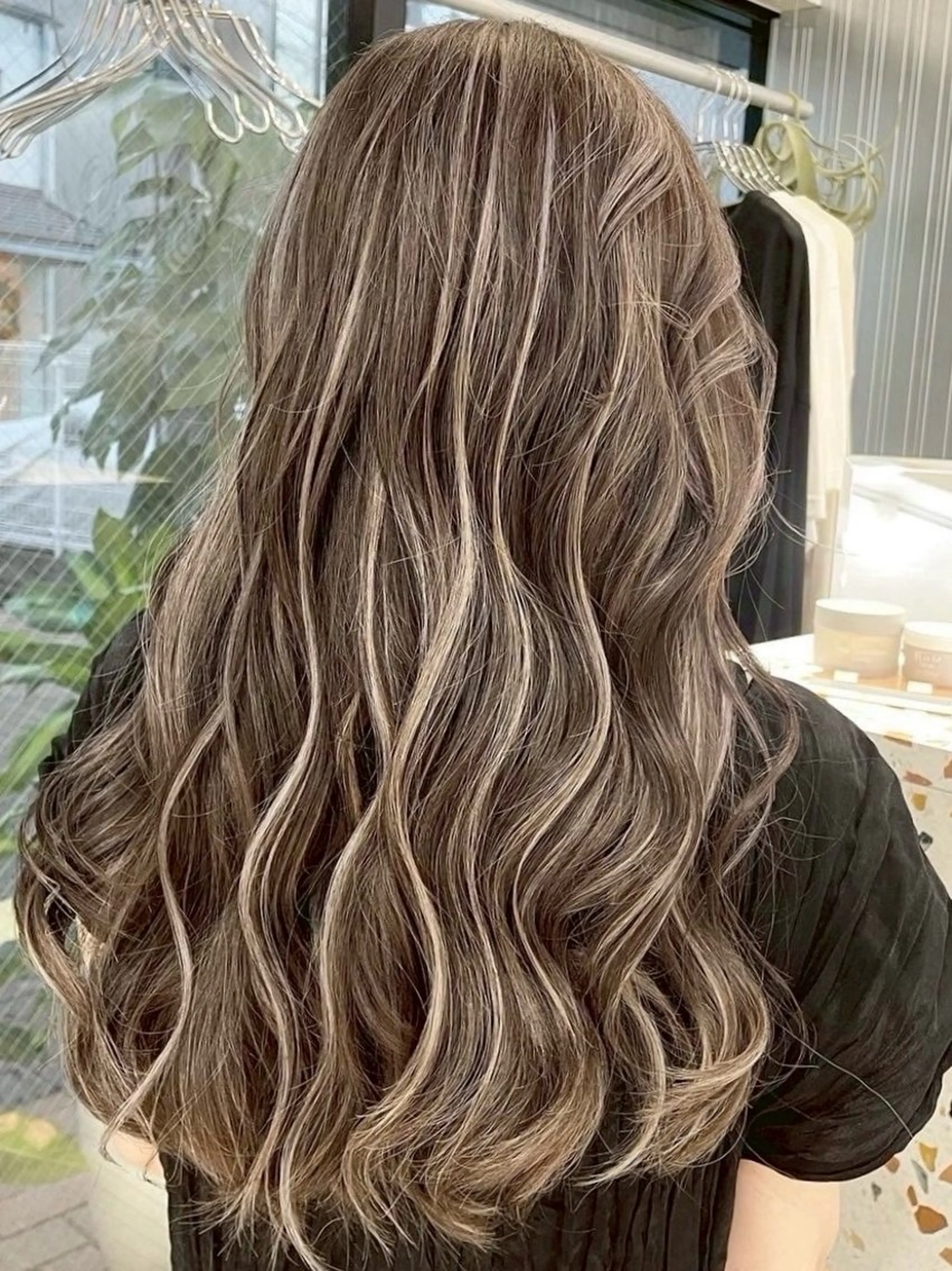 ロング 外国人風カラー ハイライト レイヤーカット ヘアカラー ✨レイヤーカット 海外ヘア/原宿✨のヘアスタイル