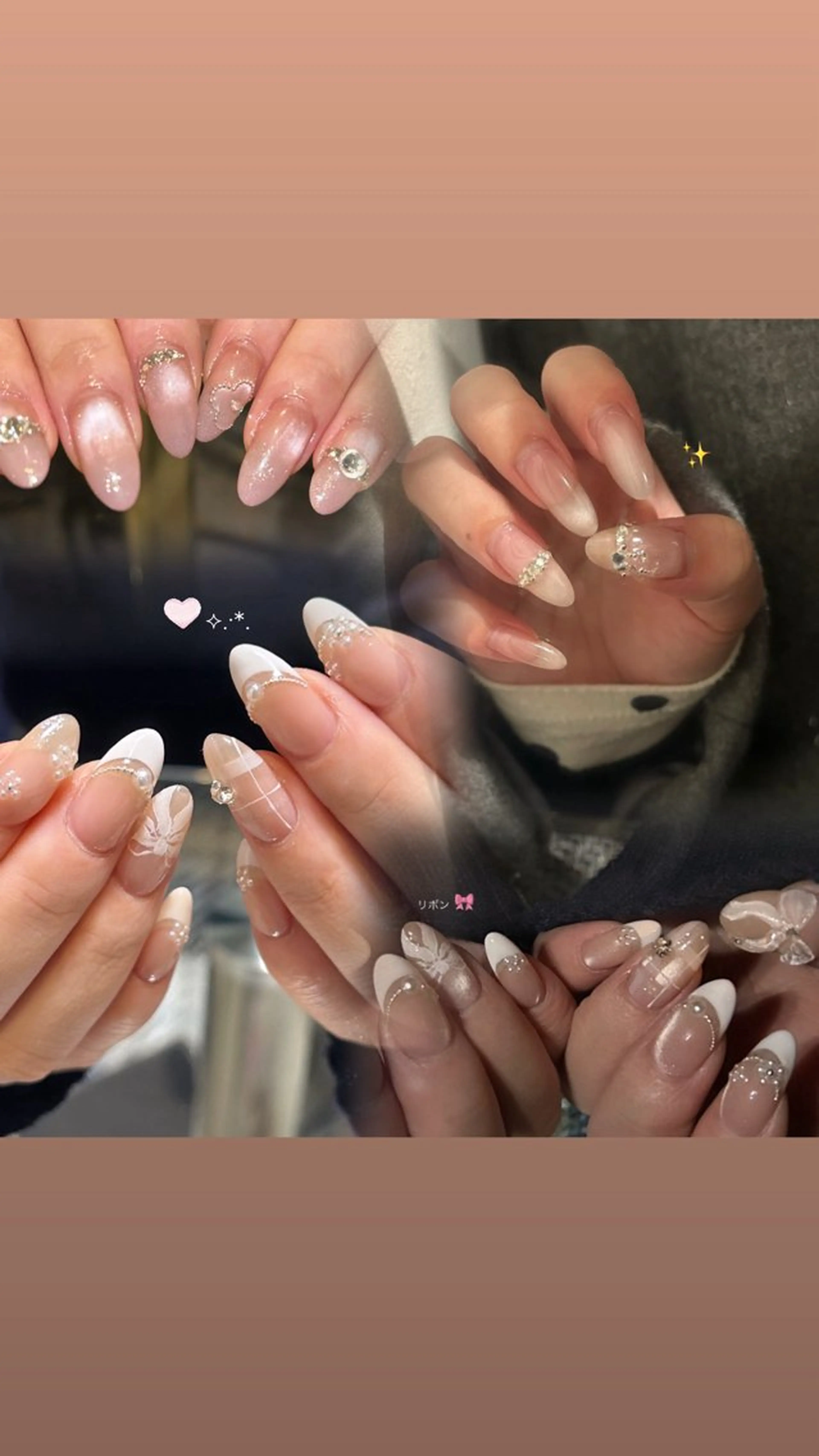 ネイル CLAlR by amulu𓂃✧*｡のネイルデザイン