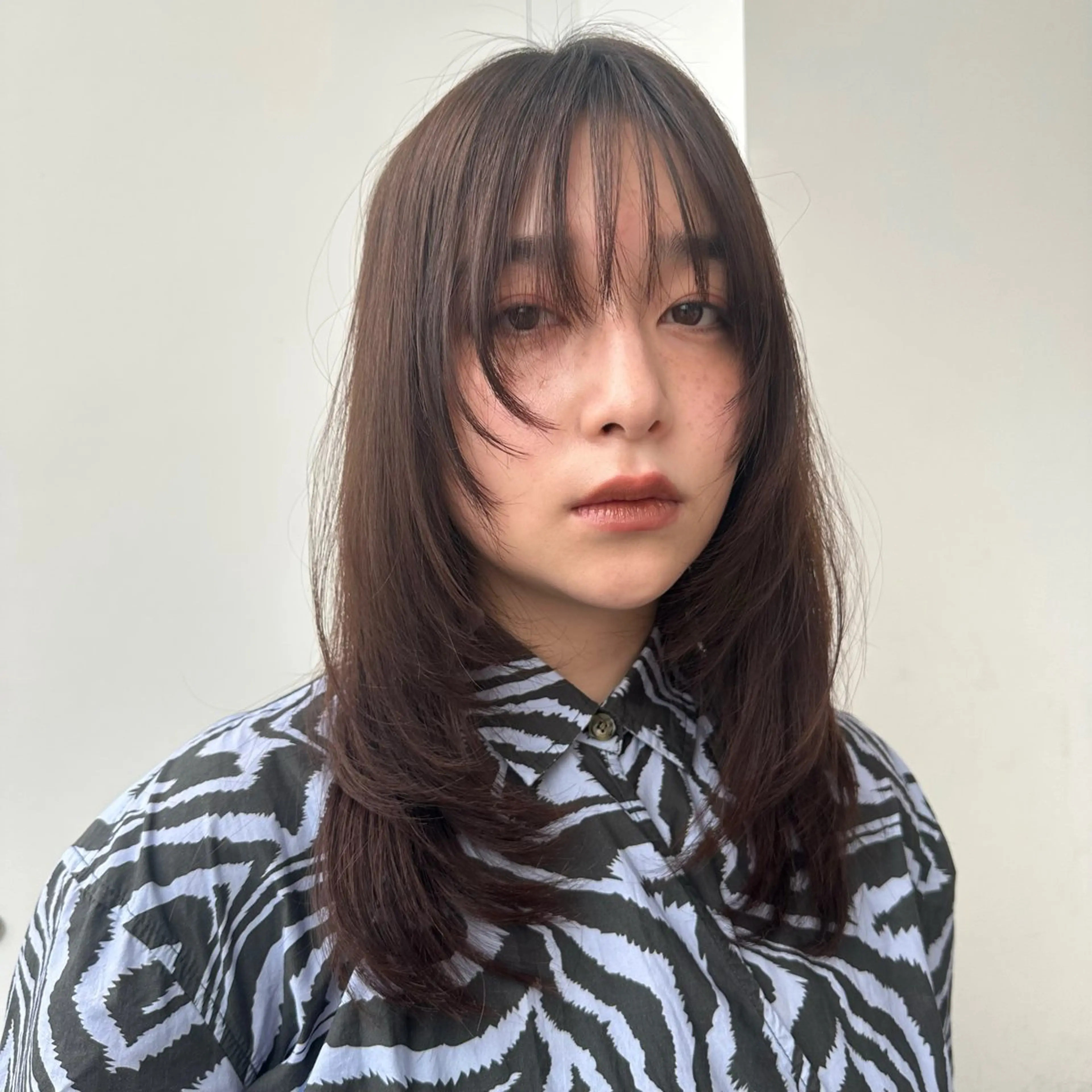 ロング ボブ　フレンチボブ/ レイヤー縮毛Yukiのヘアスタイル