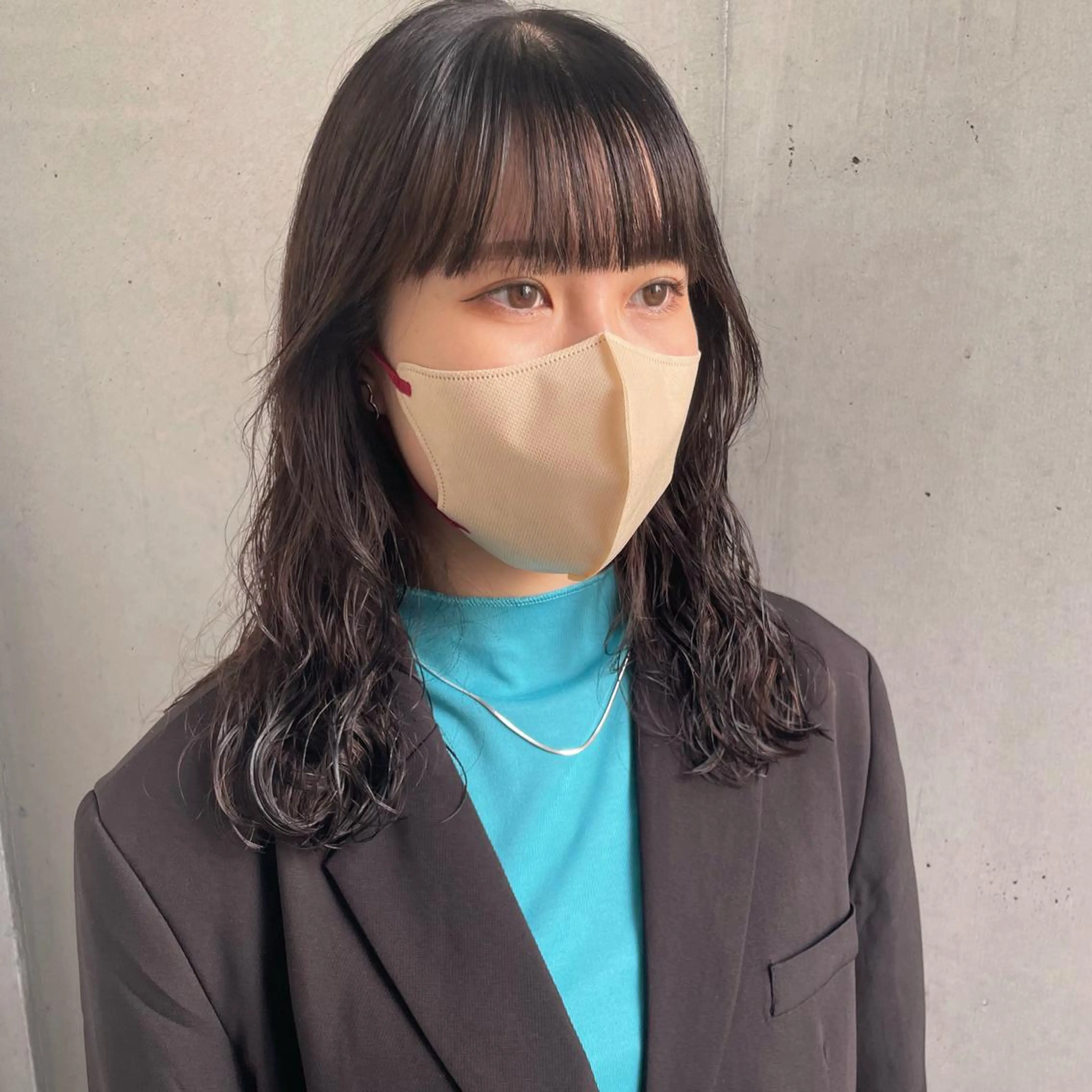 セミロング パーマ kasumi/渋谷/ パーマのヘアスタイル