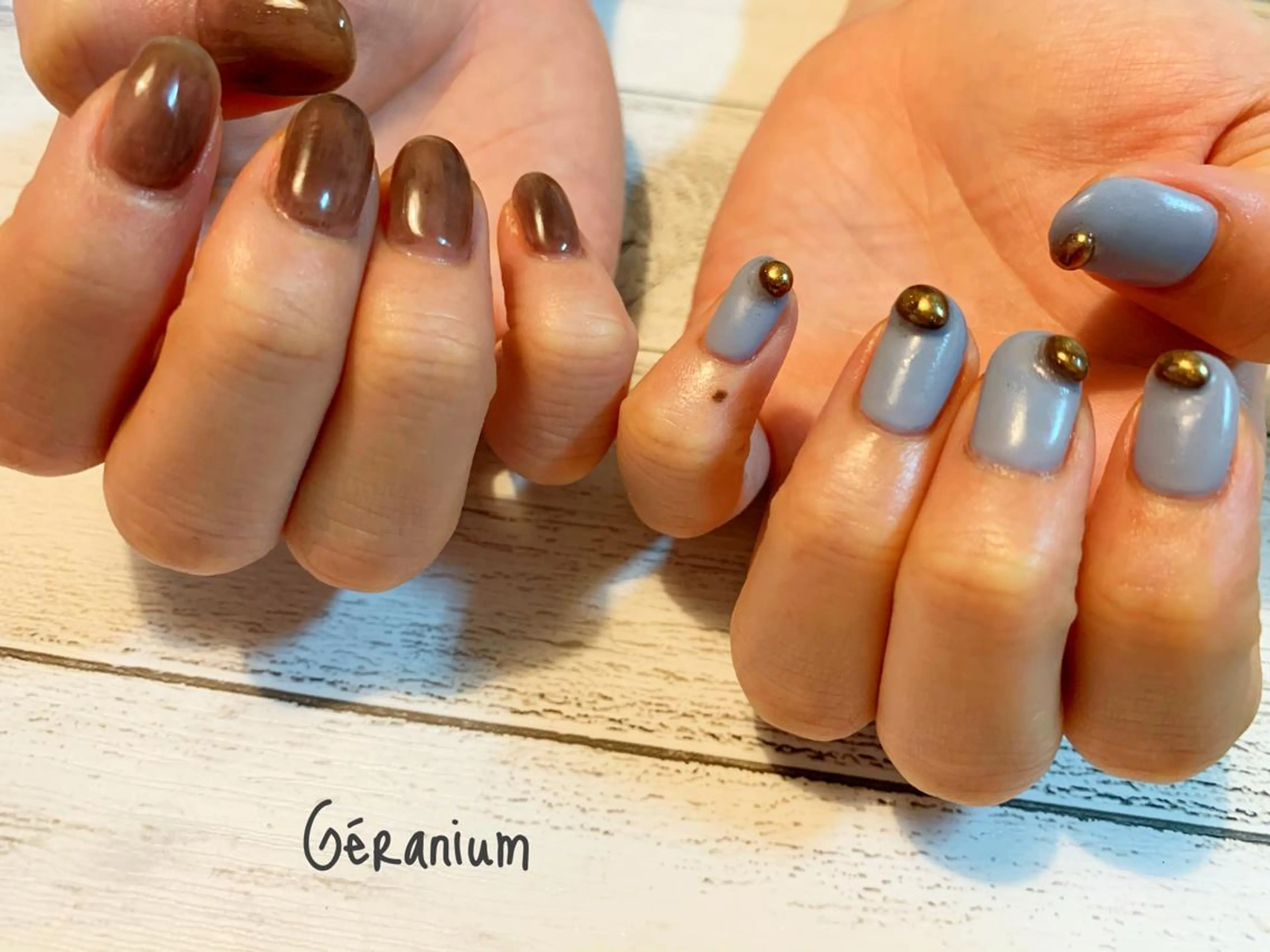 ネイル ハンドネイル GéRanium Harukaのネイルデザイン