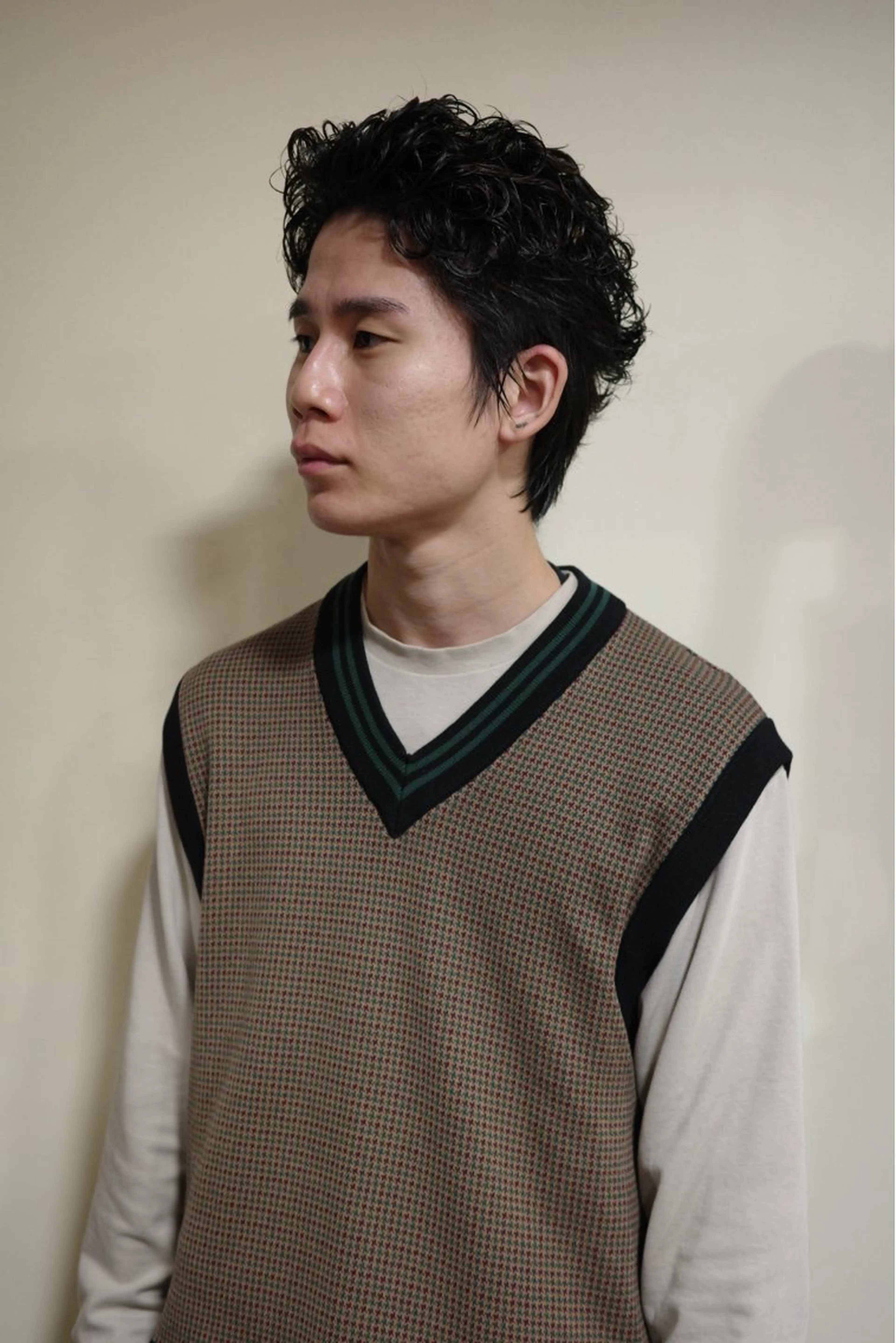 ショート パーマ メンズ メンズパーマ パーマ 浅岡 昭汰のヘアスタイル