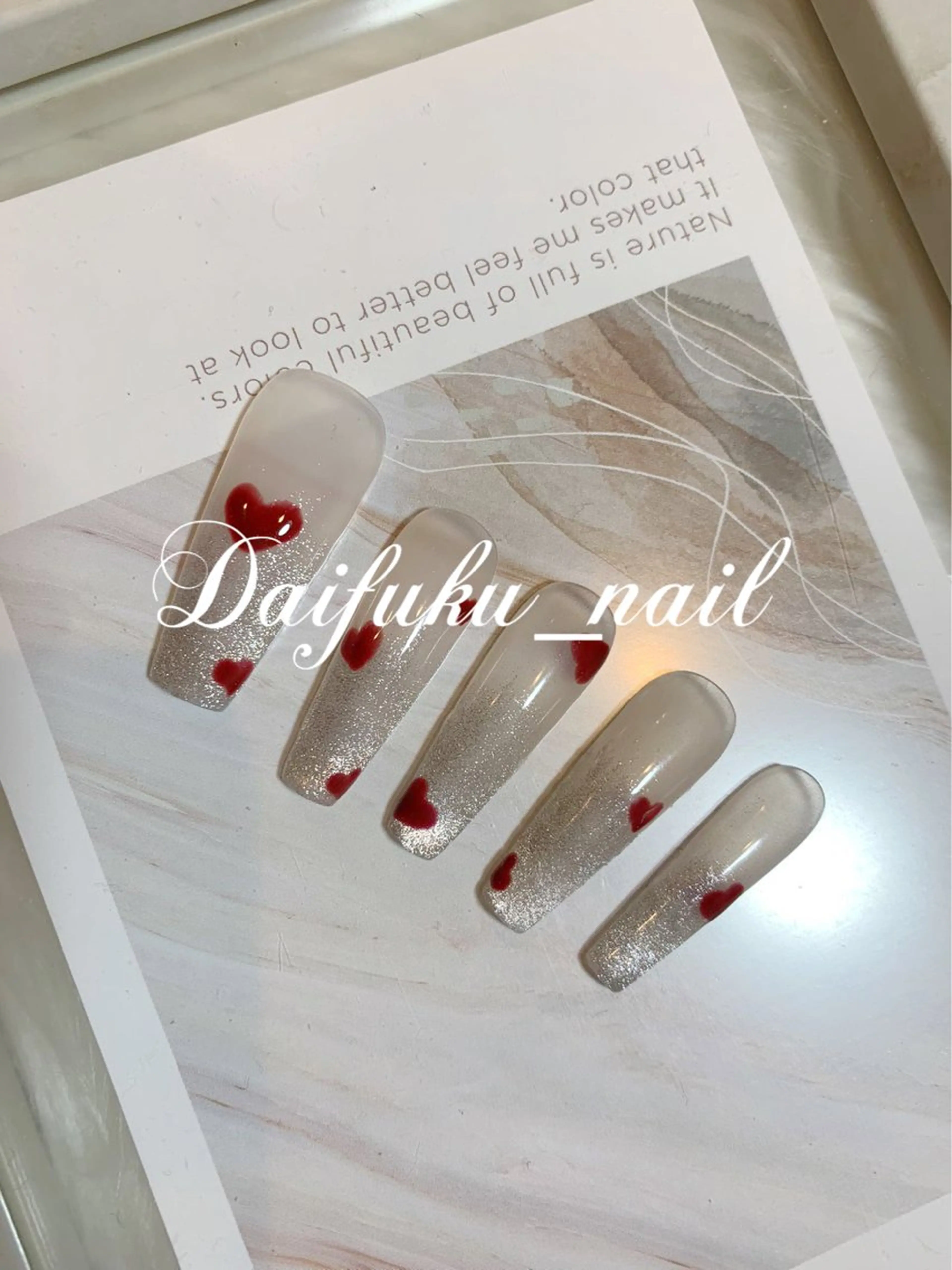 ロング Daifuku nailsのネイルデザイン