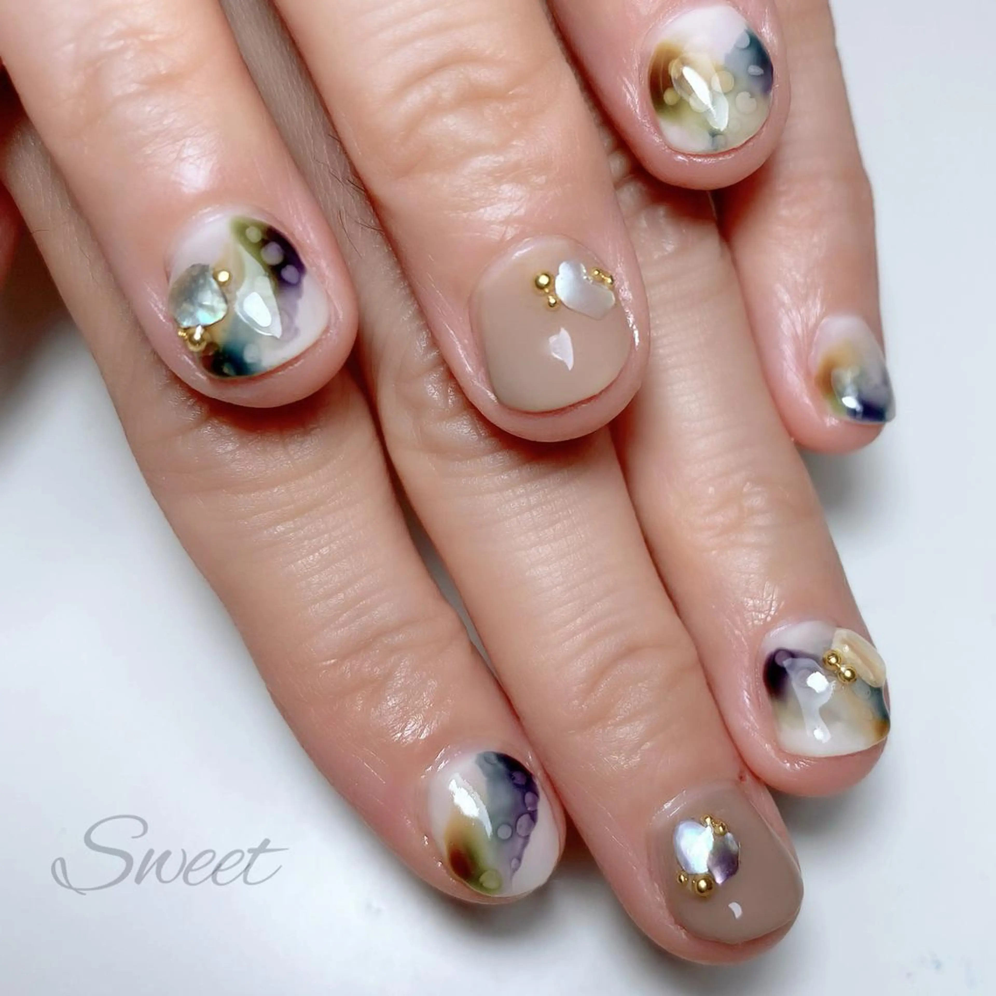 ネイル sweet 仲野陽子のネイルデザイン