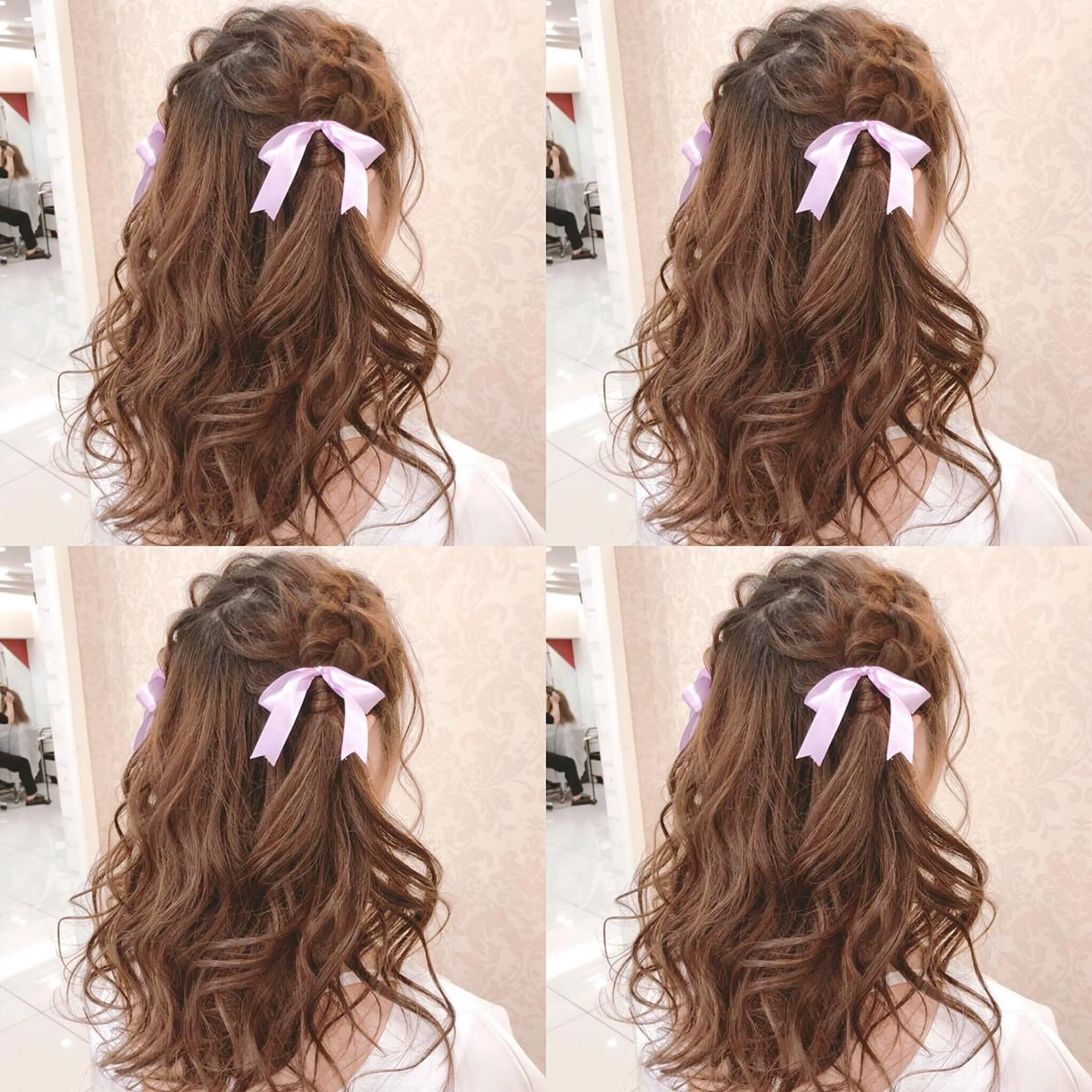 セミロング ヘアアレンジ ヘアセット 🌷MAYU 🌷のヘアスタイル