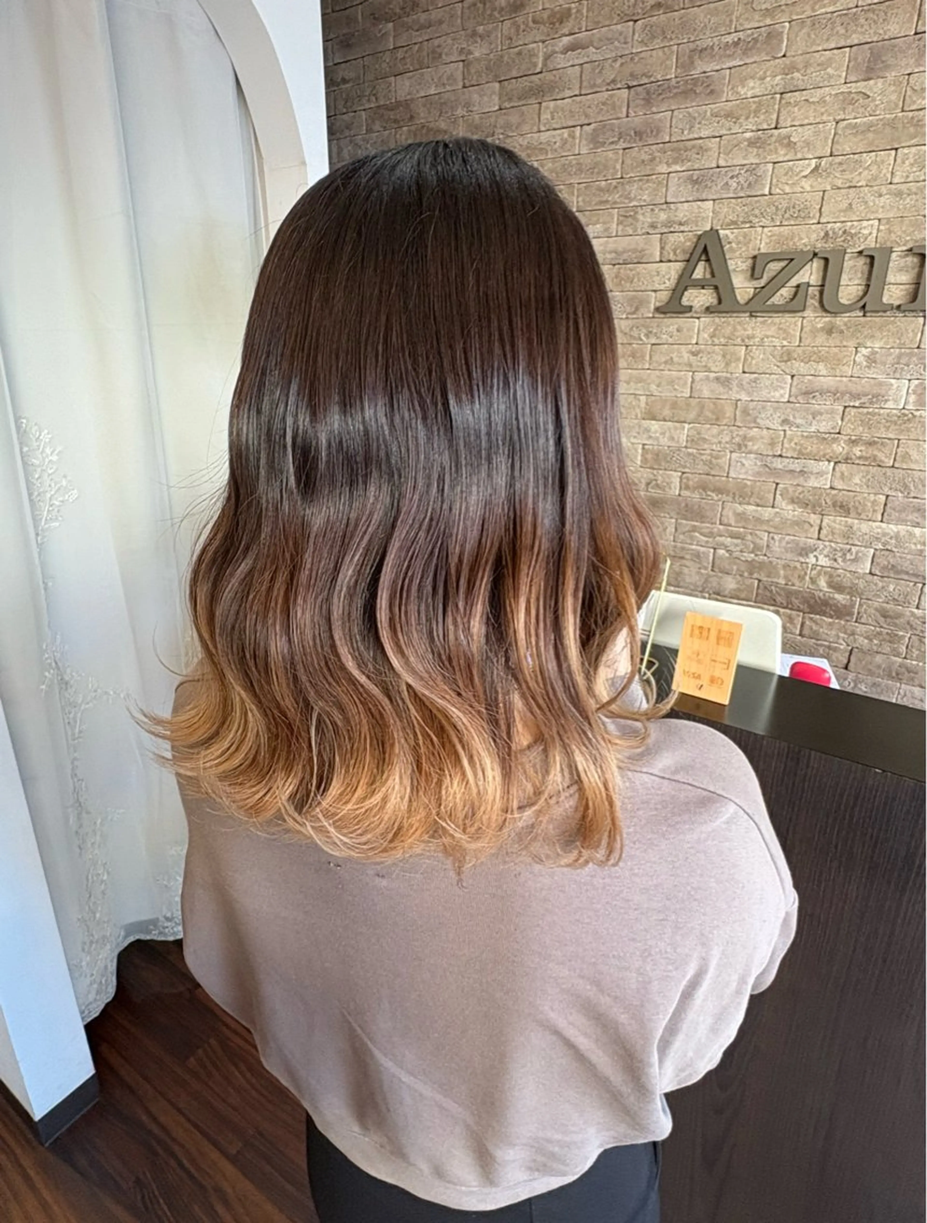 セミロング トリートメント トリートメント Azur ✽.riko✽.のヘアスタイル