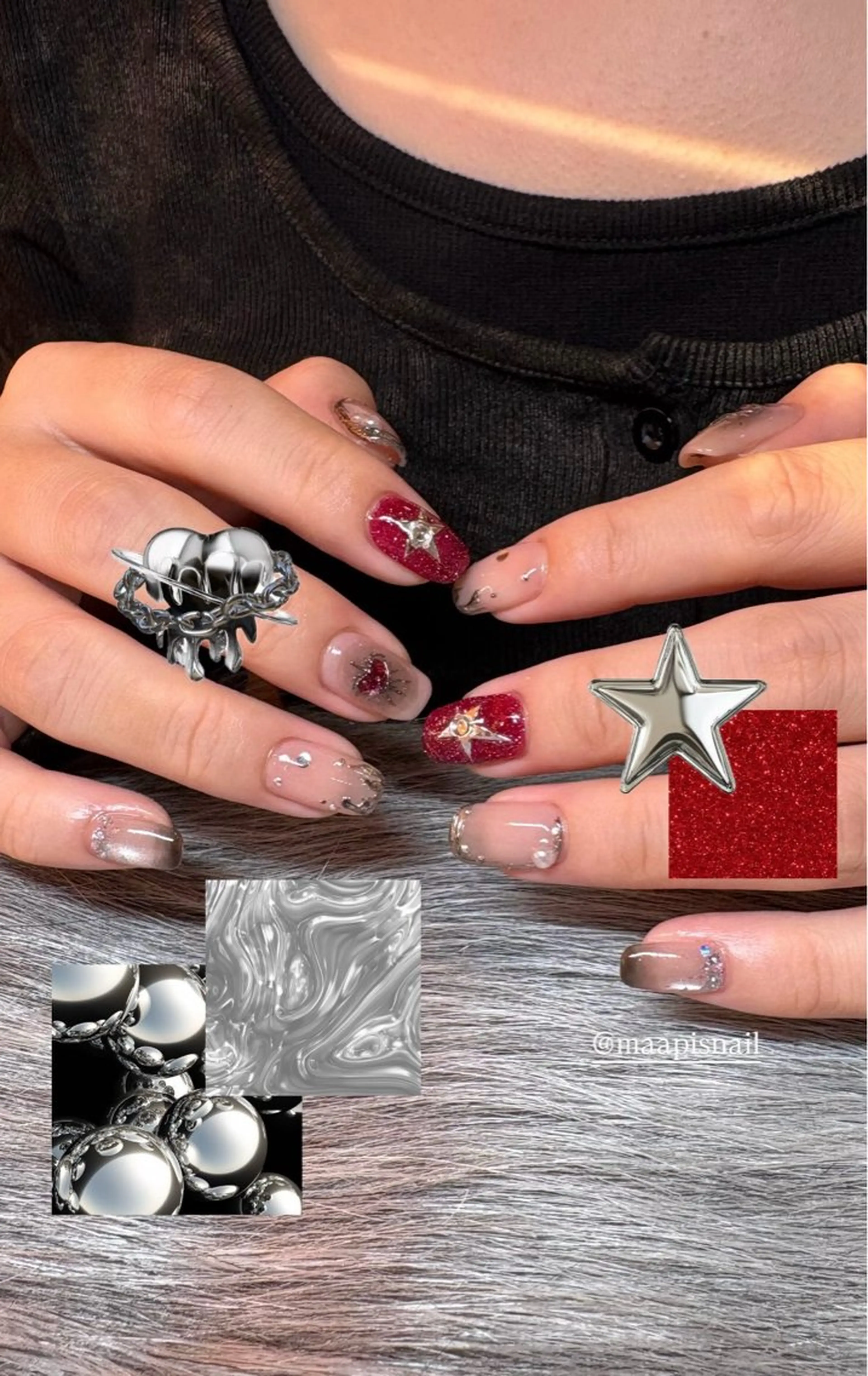 ネイル ハンドネイル Maapis Nailのネイルデザイン