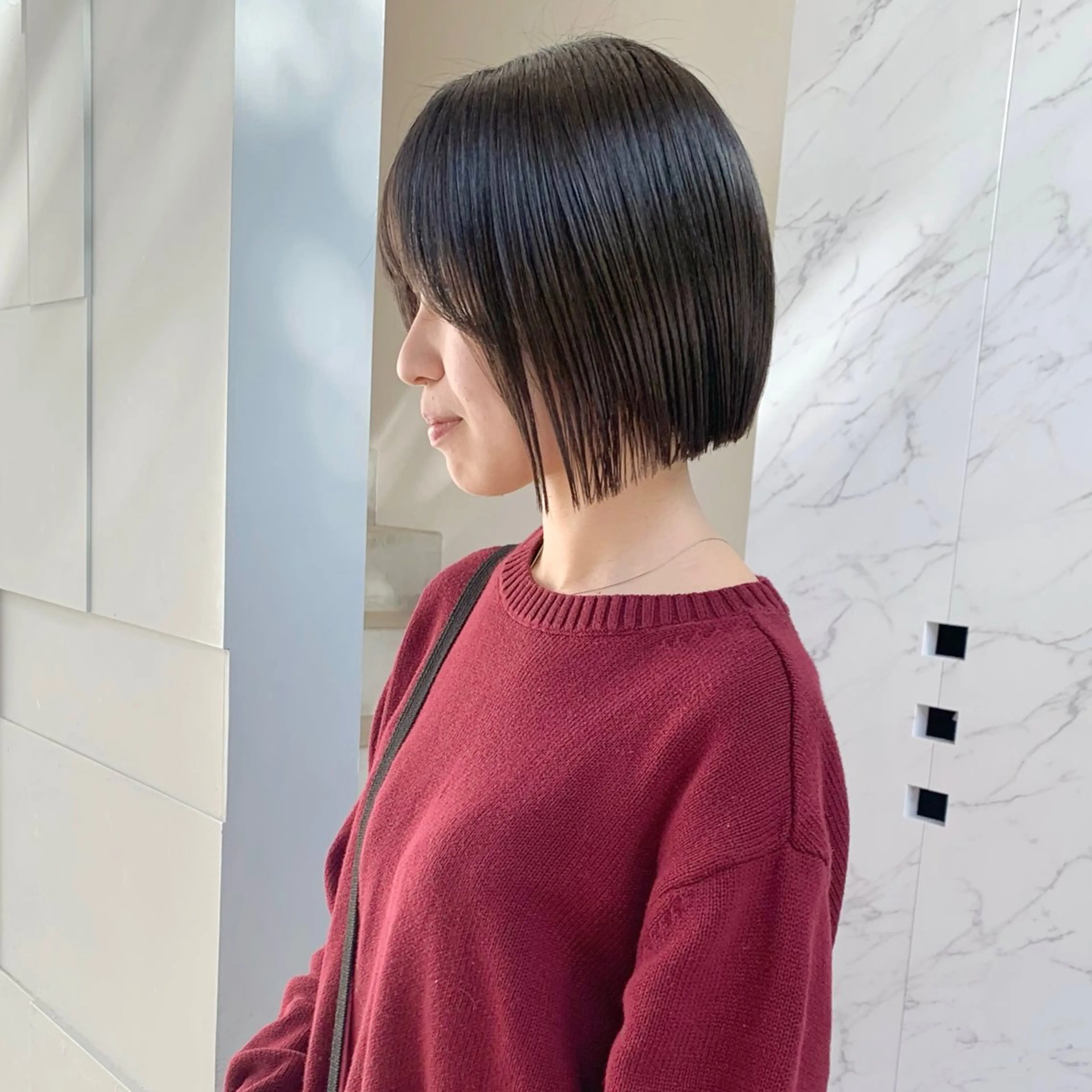 ショート カット ヘアカラー aoi /パーマ /まるみショートのヘアスタイル