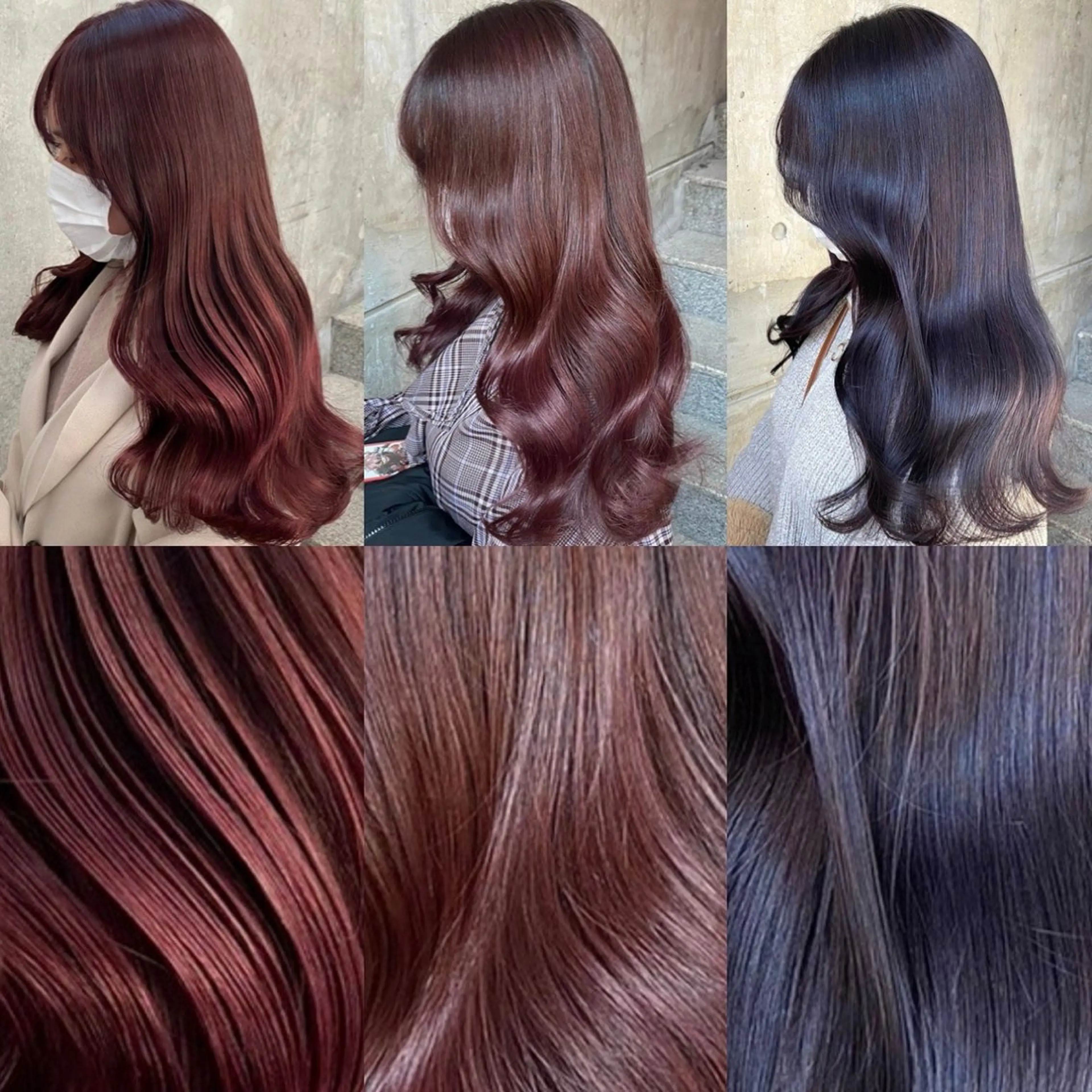 セミロング カラー 大人っぽ♡上品な暖色 ♡ブリーチなし♡のヘアスタイル