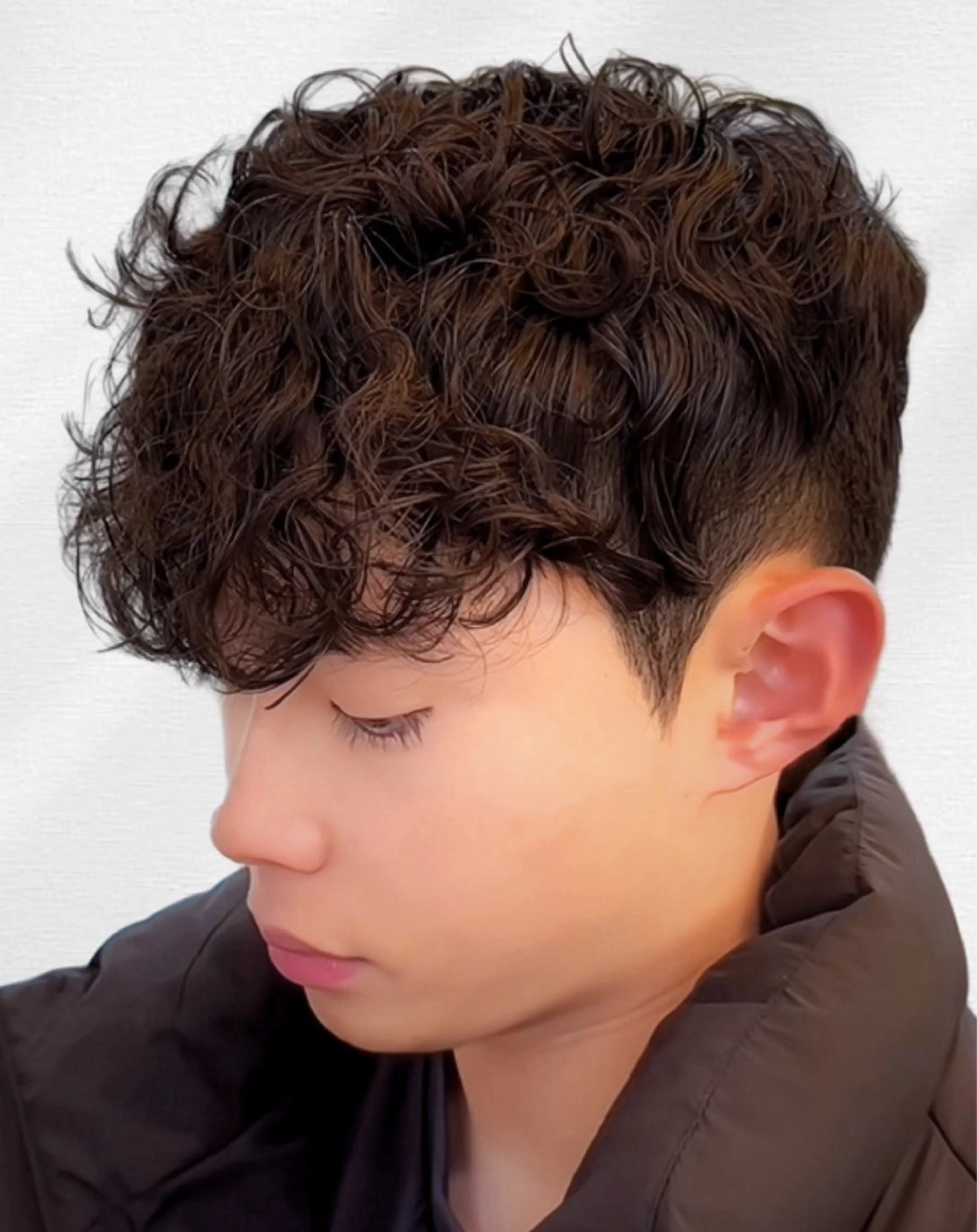 メンズカット+波巻きパーマorスパイラルパーマの写真