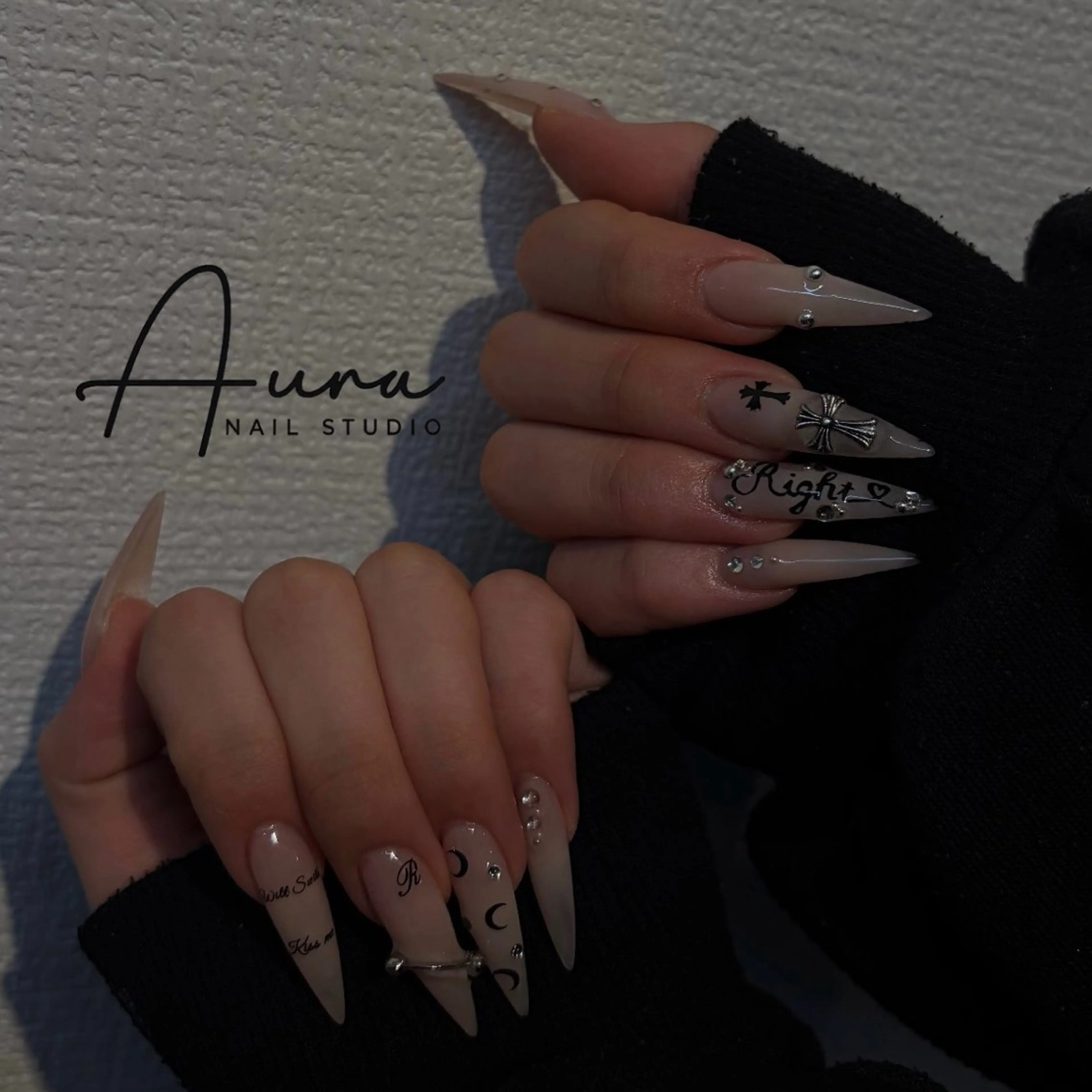 ネイル ハンドネイル Aura Nail Maiのネイルデザイン