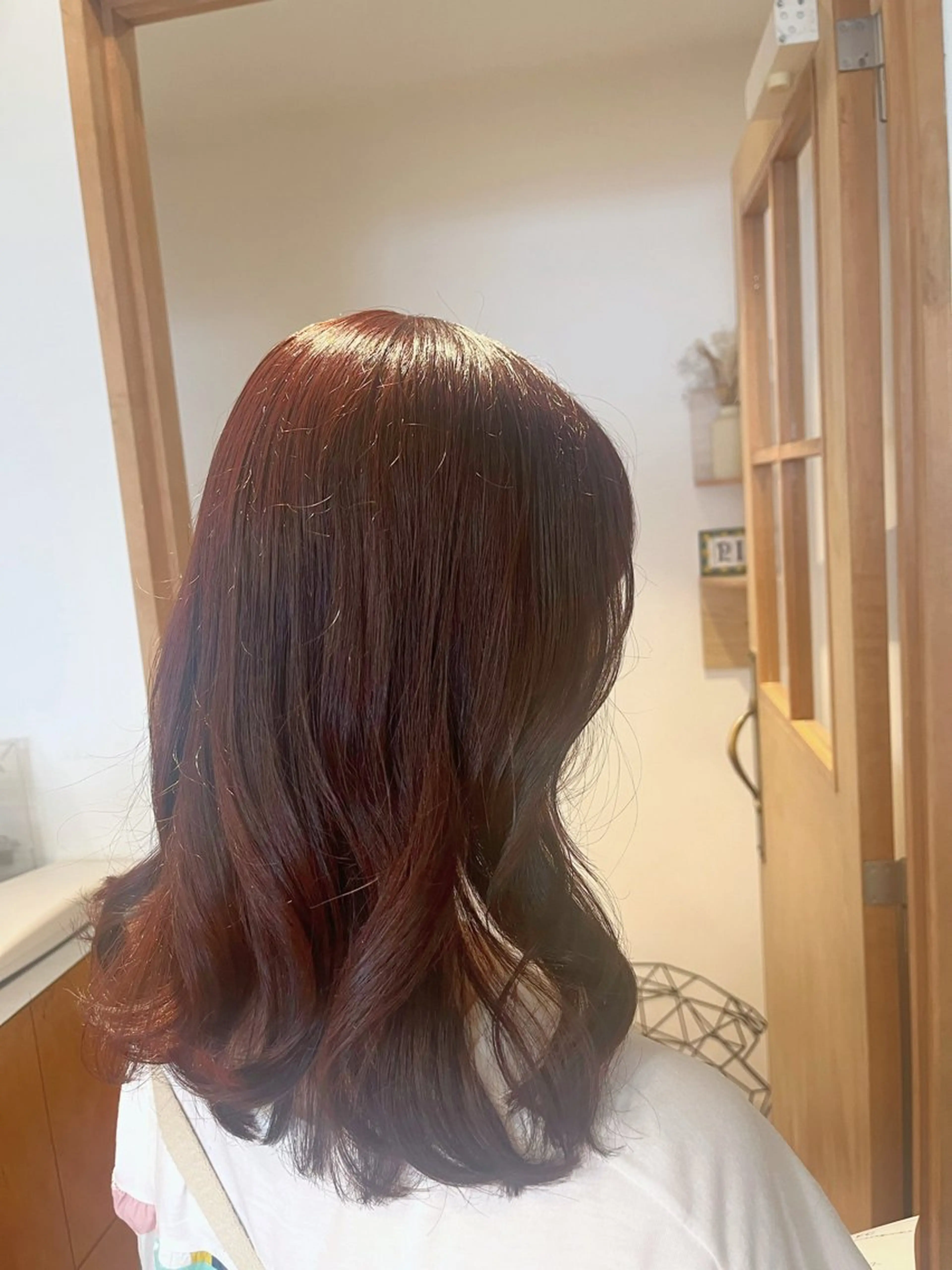 セミロング カット ヘアカラー 奥山 沙季(大井町)のヘアスタイル