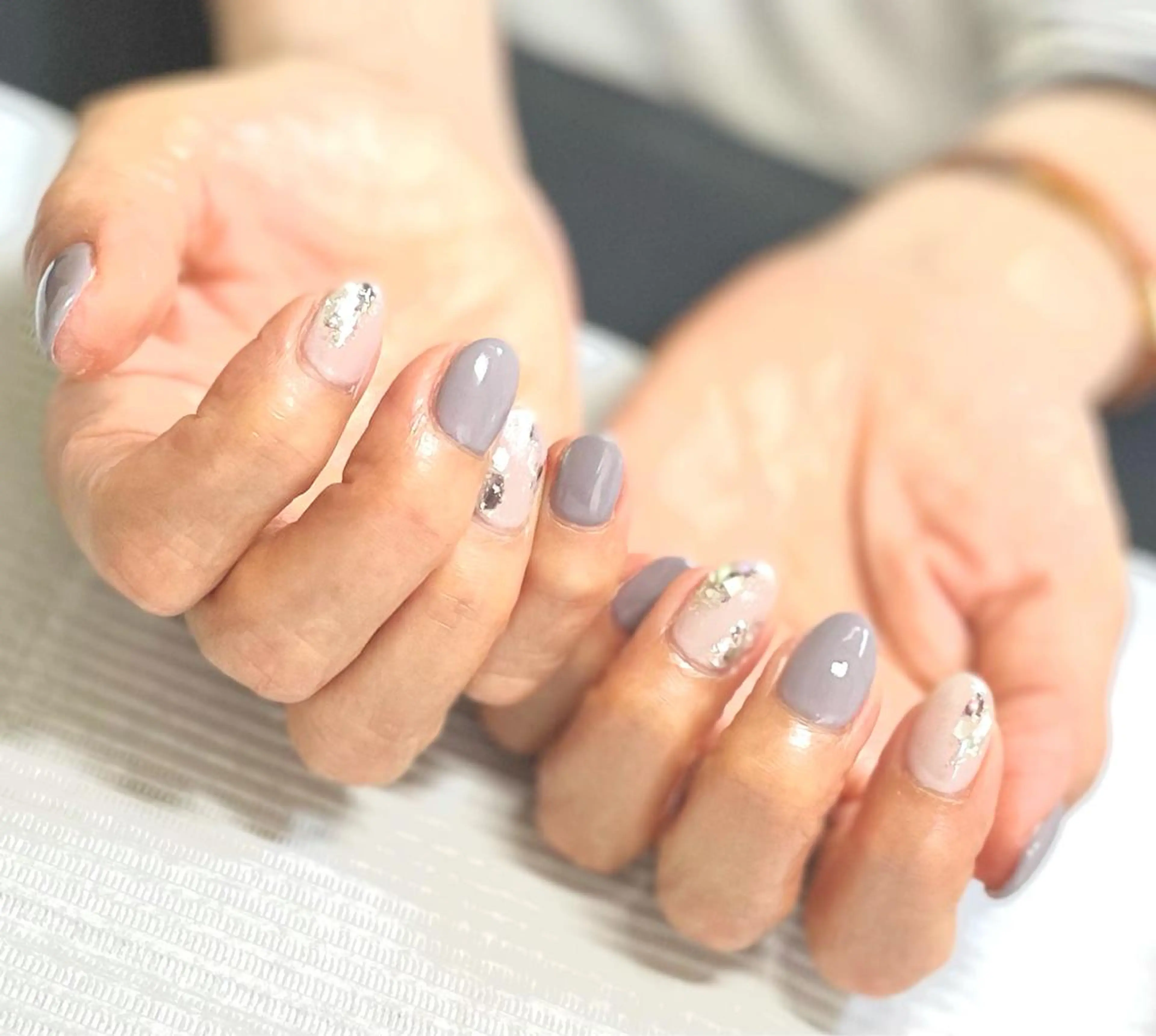 【新規】定額ネイル　シンプルプラン(アート2本)(オフ込み)の写真